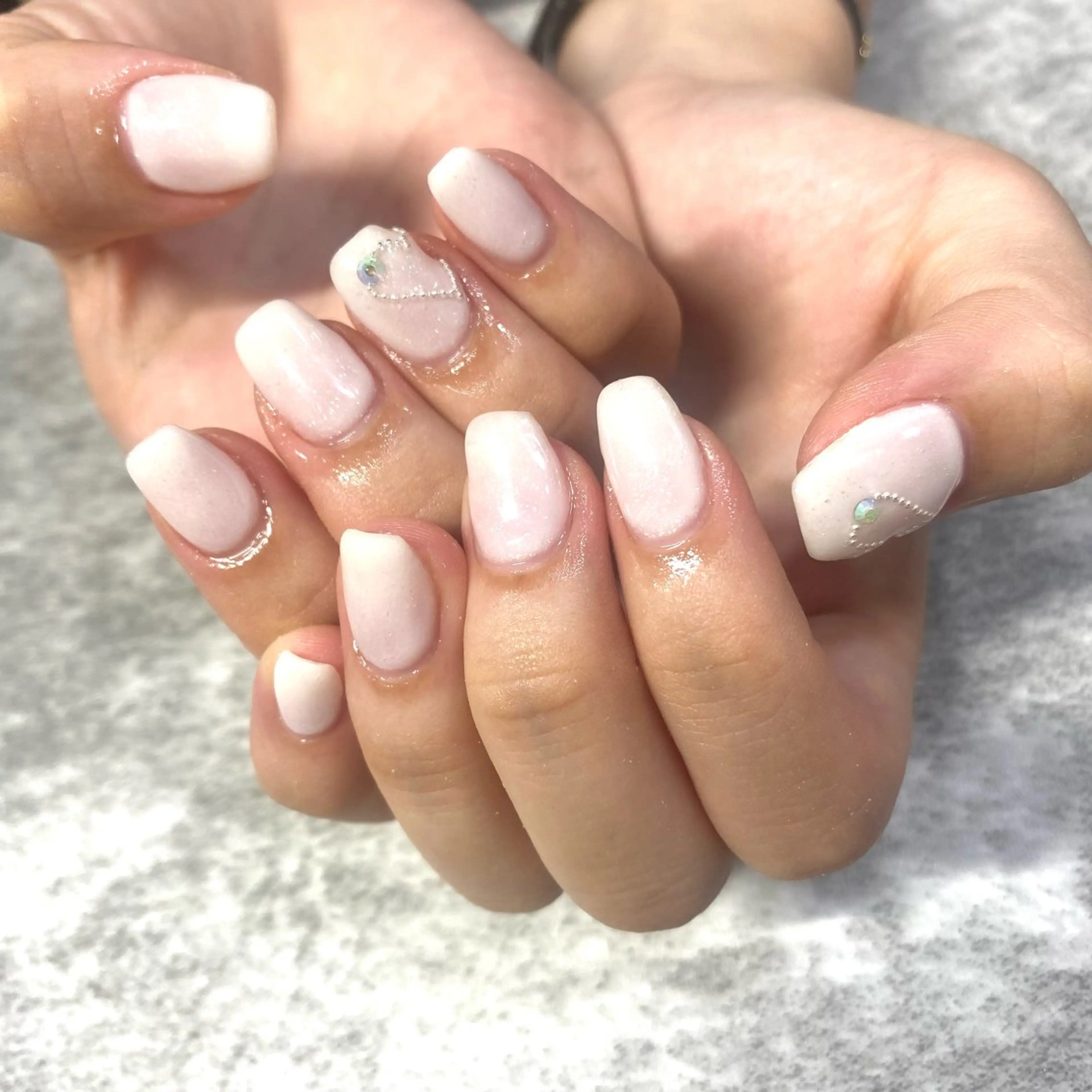 ネイル ハート ハンドネイル ★Rinail... .のネイルデザイン