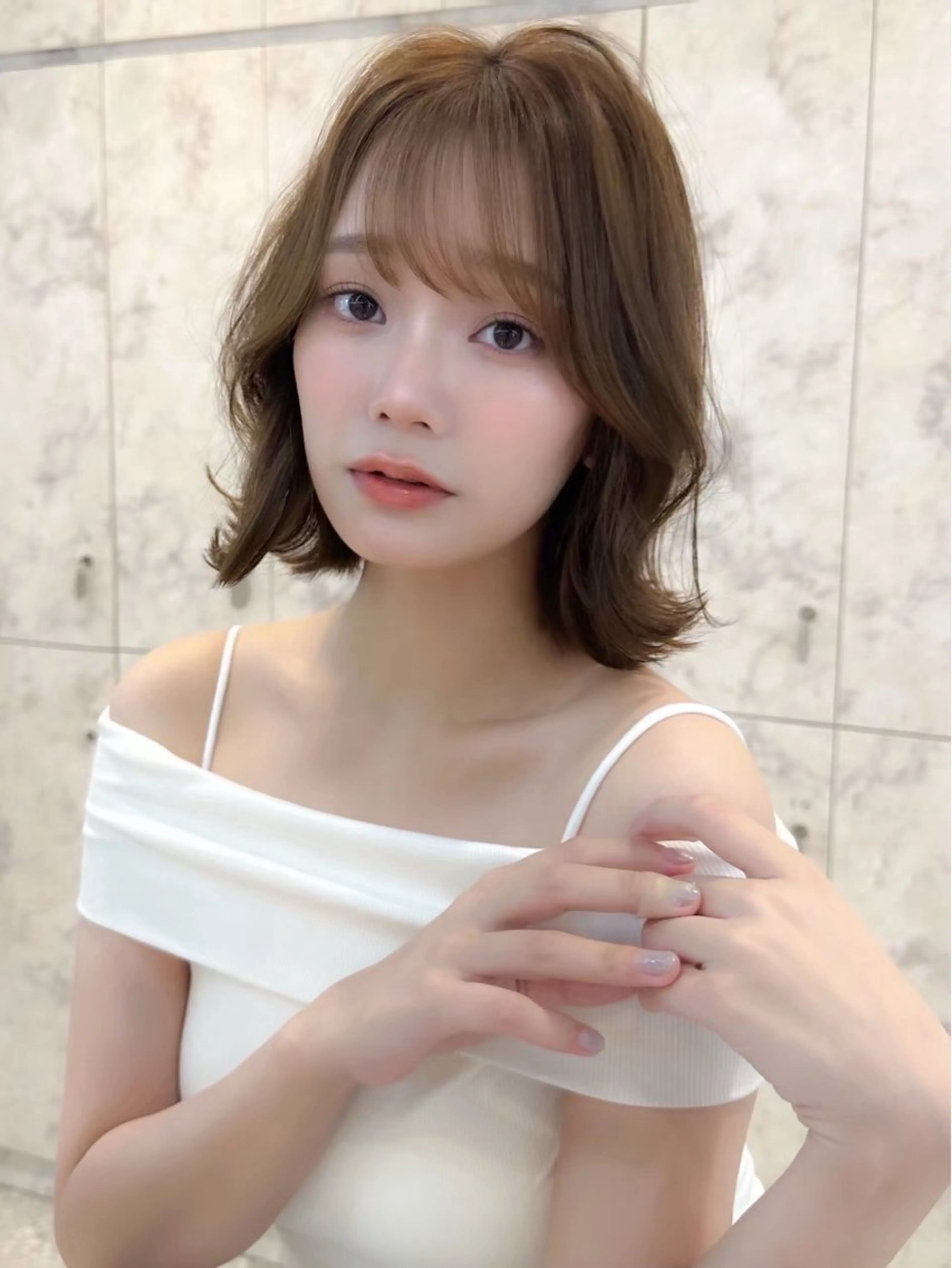 ショート ボブ 新宿/韓国ヘア kurea🎀のヘアスタイル