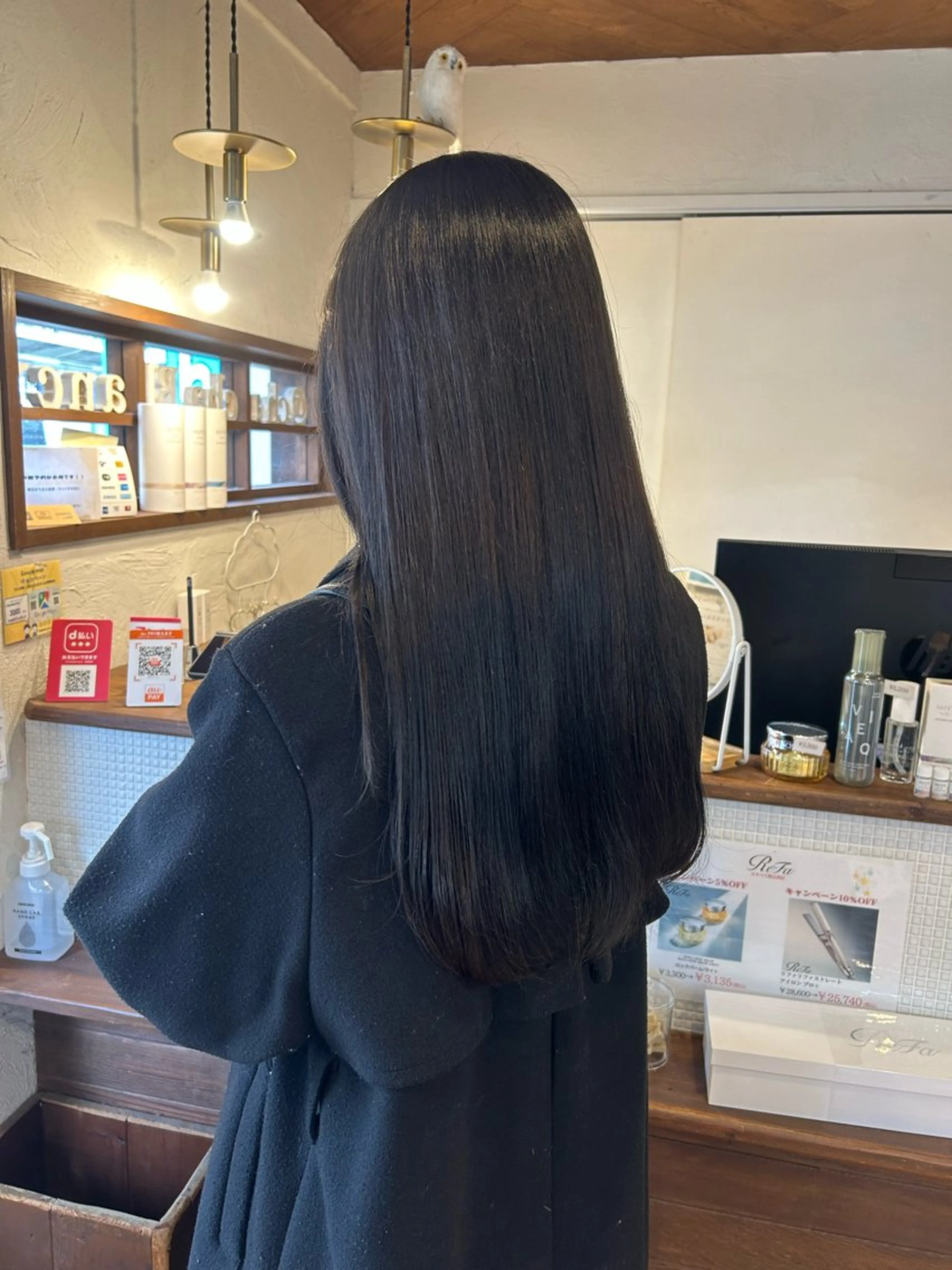 ロング カット ヘアカラー 徳永　髪質改善 縮毛矯正のヘアスタイル