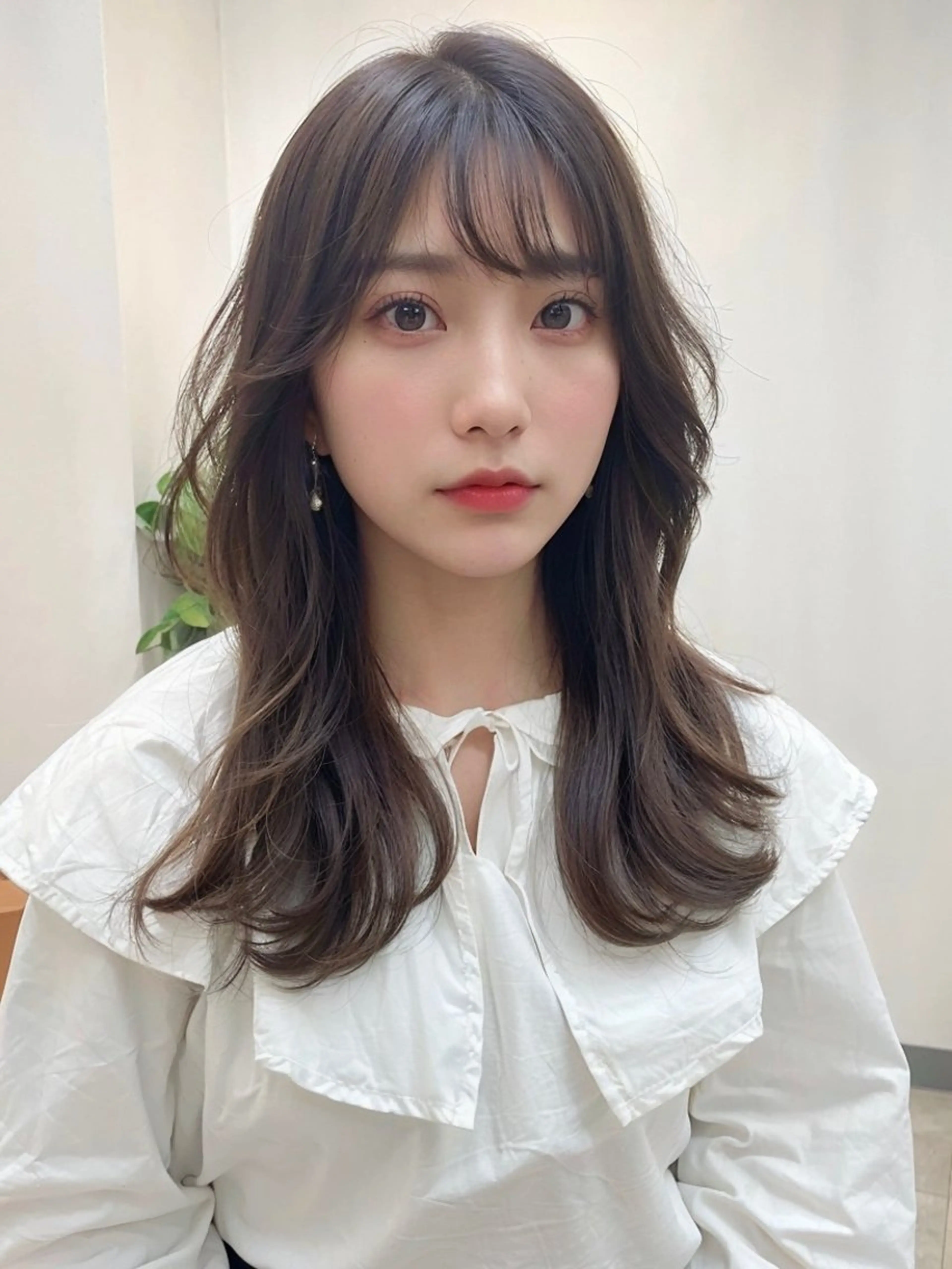 ロング 韓国風レイヤー ショート/犬塚 優介のヘアスタイル