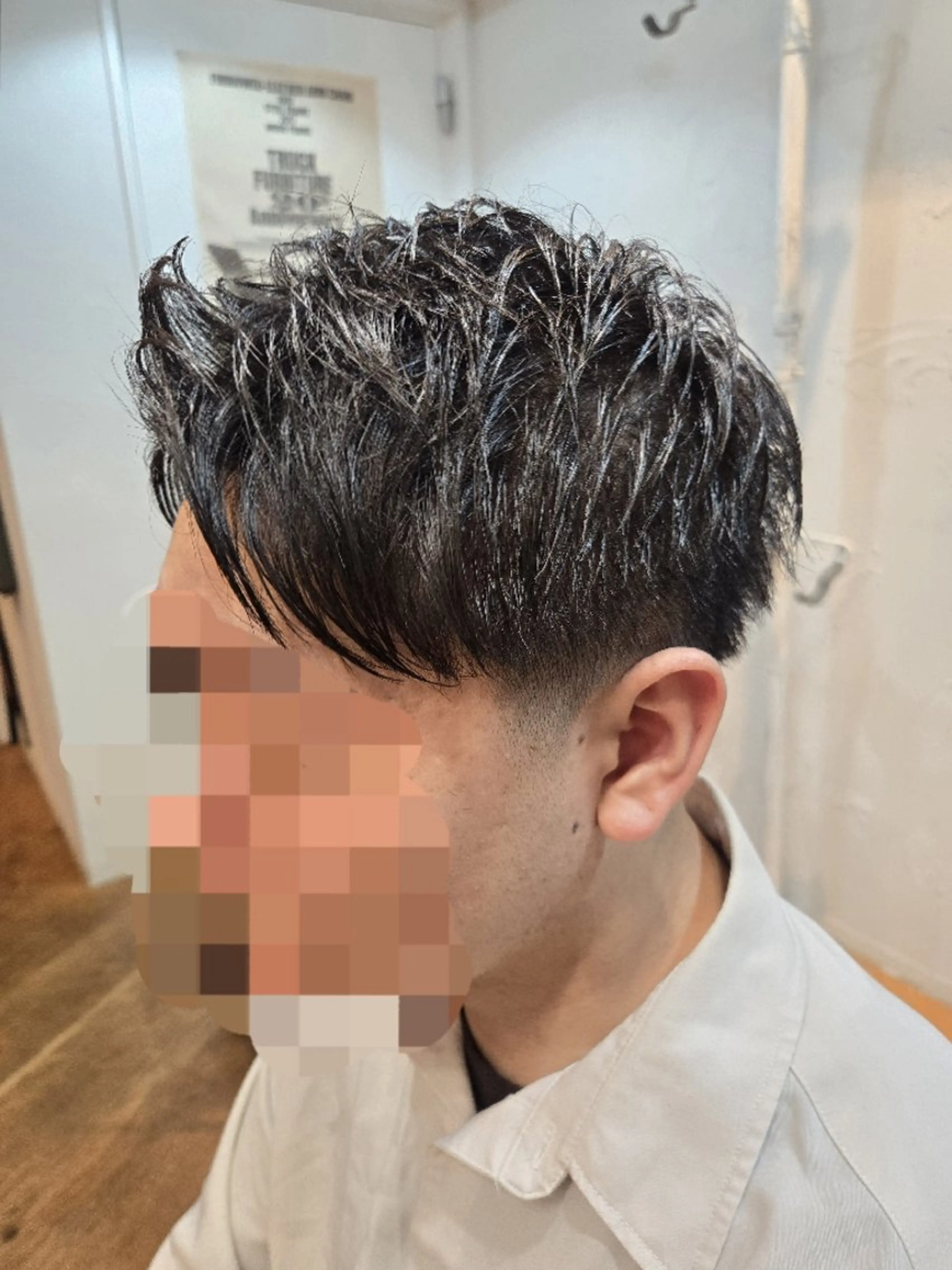 メンズ アップバング 銀座knoll🌿 【平日朝限定cut】のヘアスタイル