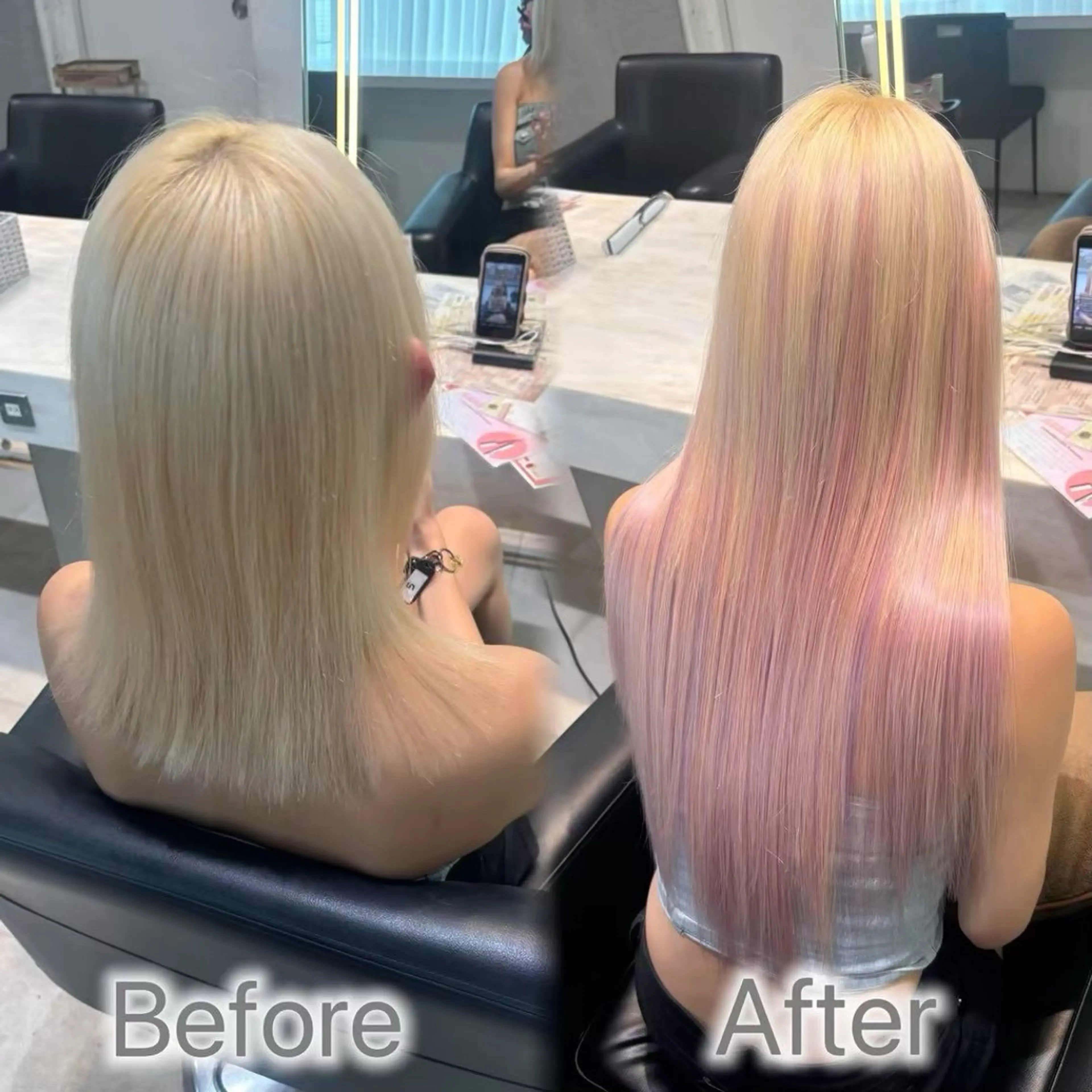 ミディアム 横浜　アレンジ💫／ エクステ🎀／ルナのヘアスタイル