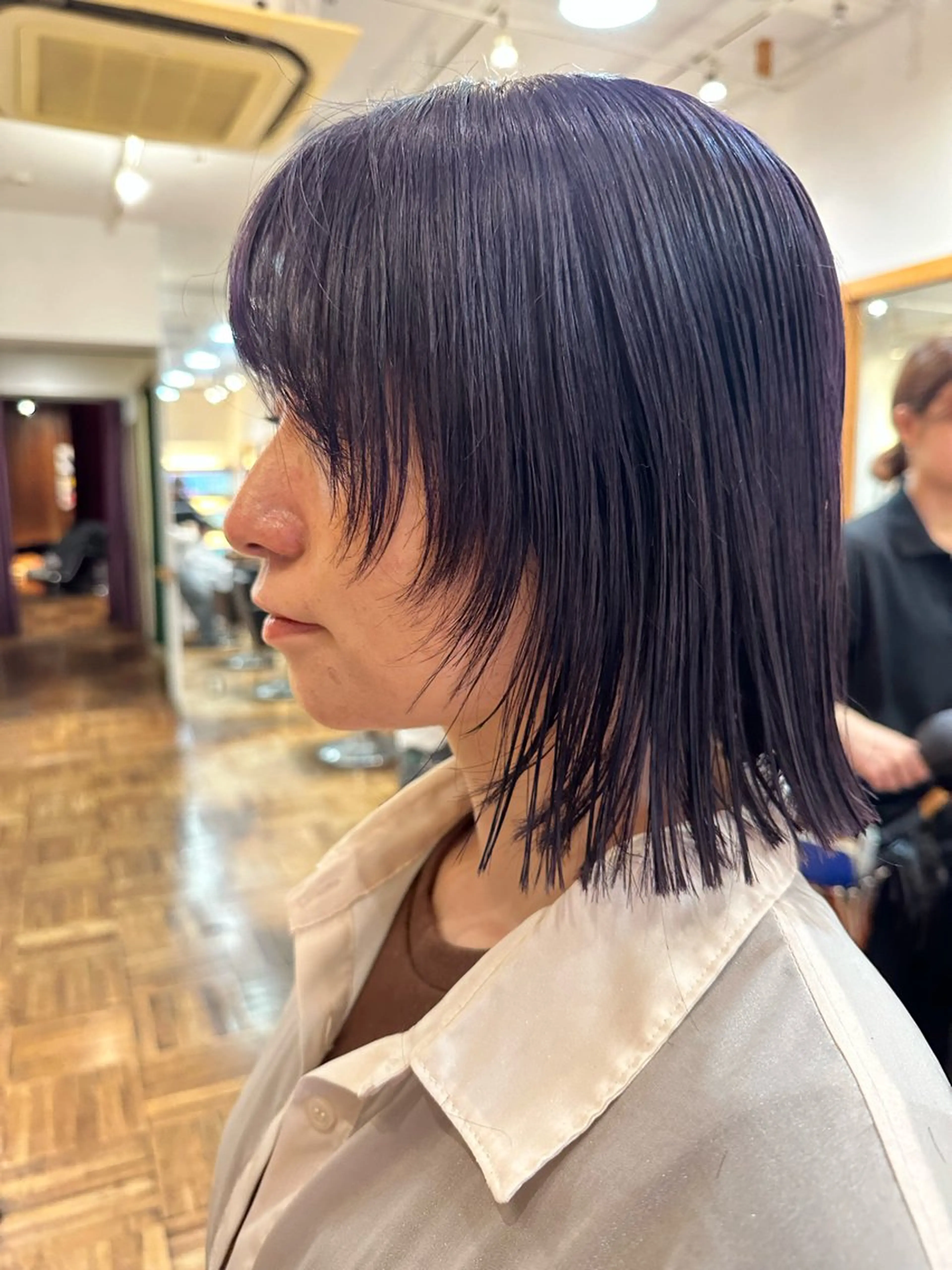 ショート カラー ボブ 外ハネヘア Flor 上大岡 🌱山本一葉🌱のヘアスタイル