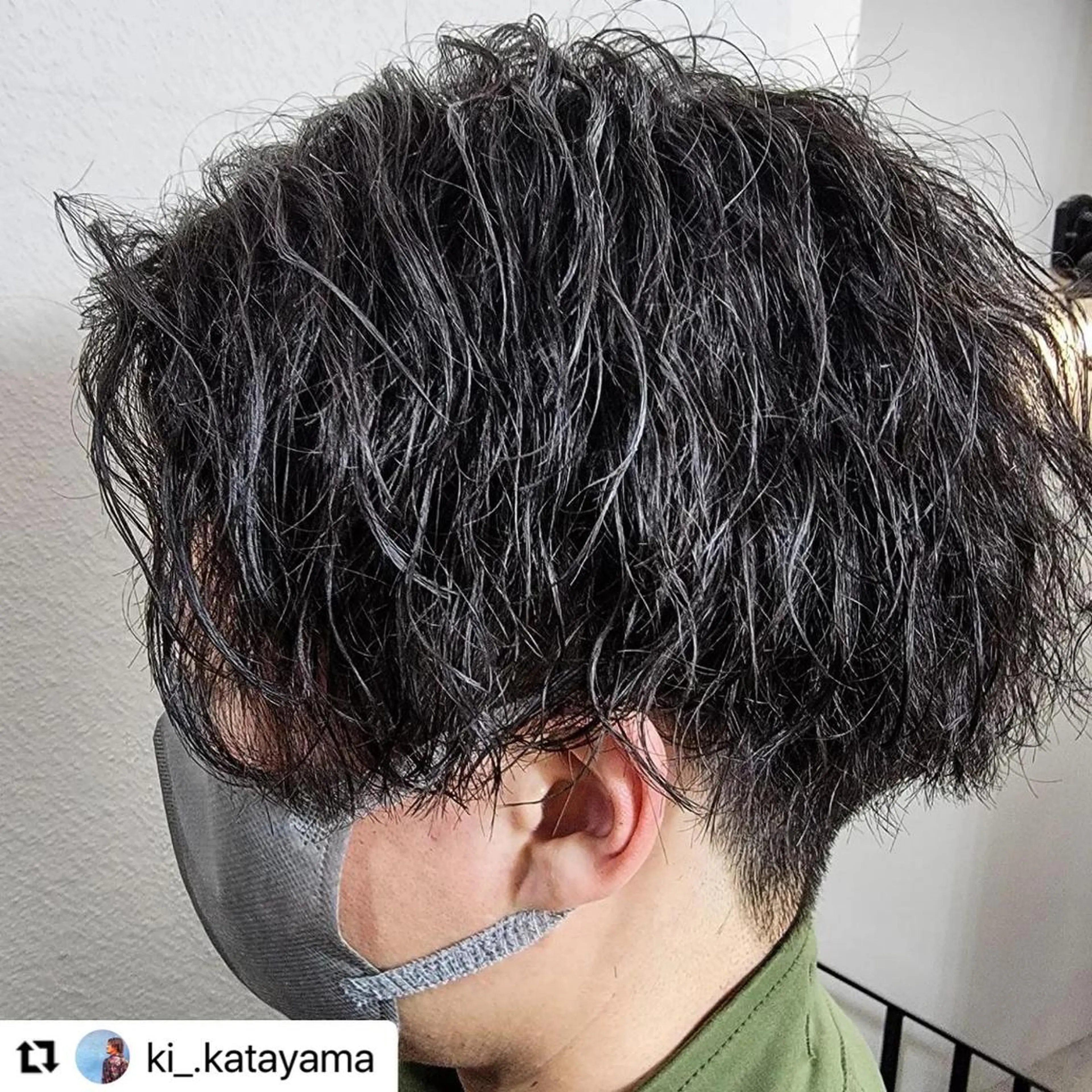 ミディアム カラー メンズ ミディアムパーマ メンズパーマ 🩷Eny terrace🩷のヘアスタイル