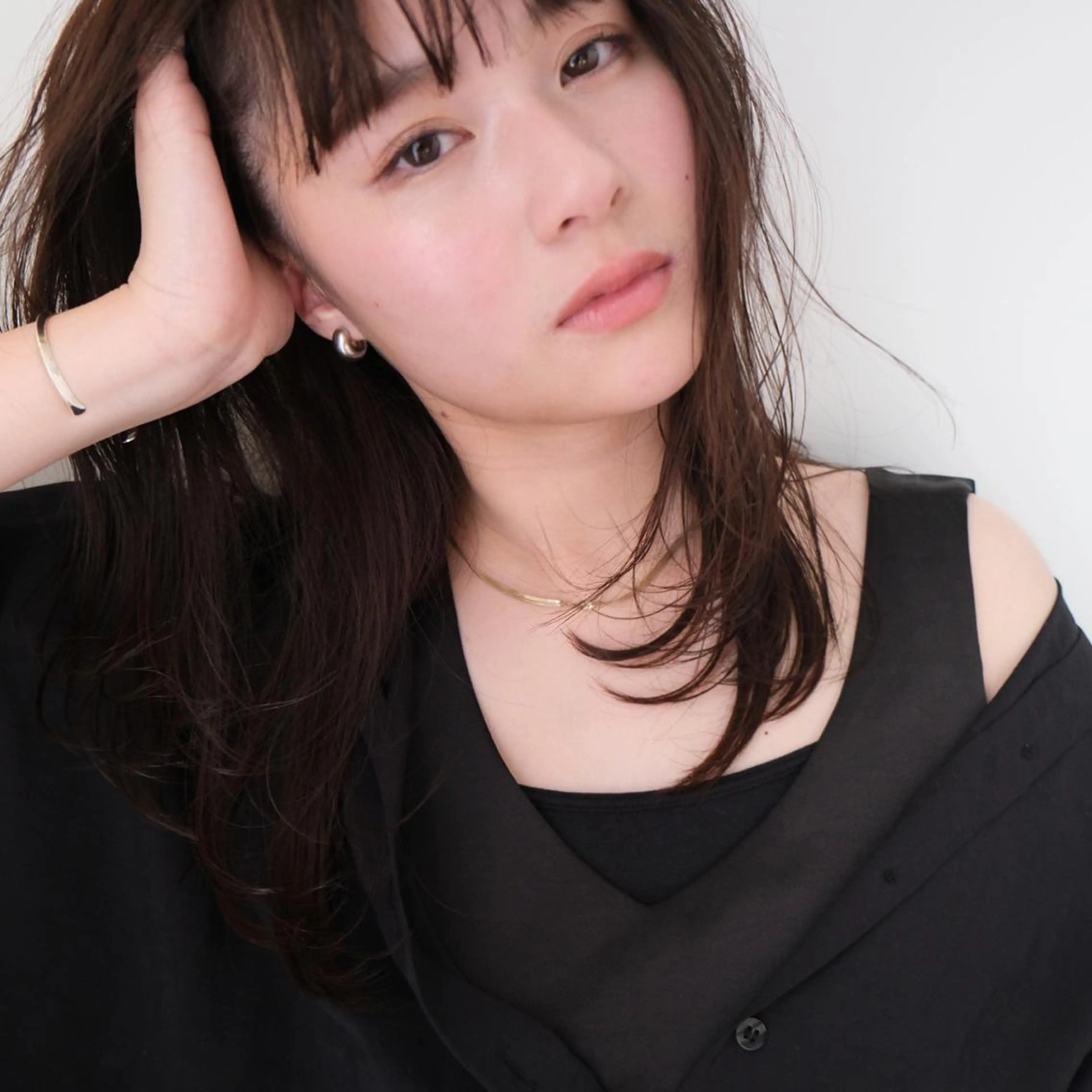 セミロング カラー 似合わせ美容師 🌼　月菜　🌼のヘアスタイル