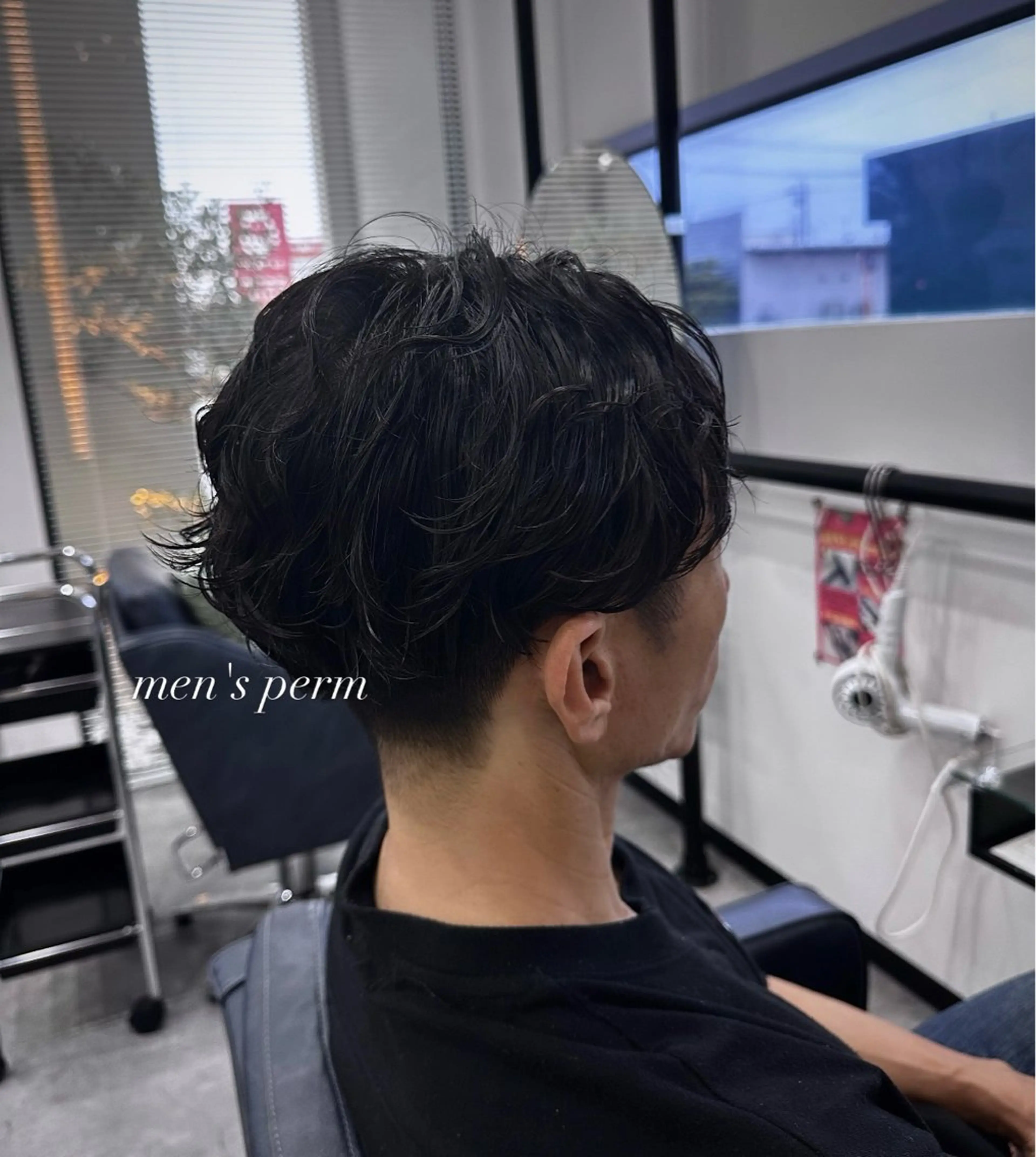 パーマ メンズ メンズパーマ パーマ 透明感カラー/ メンズパーマ/竜希のヘアスタイル