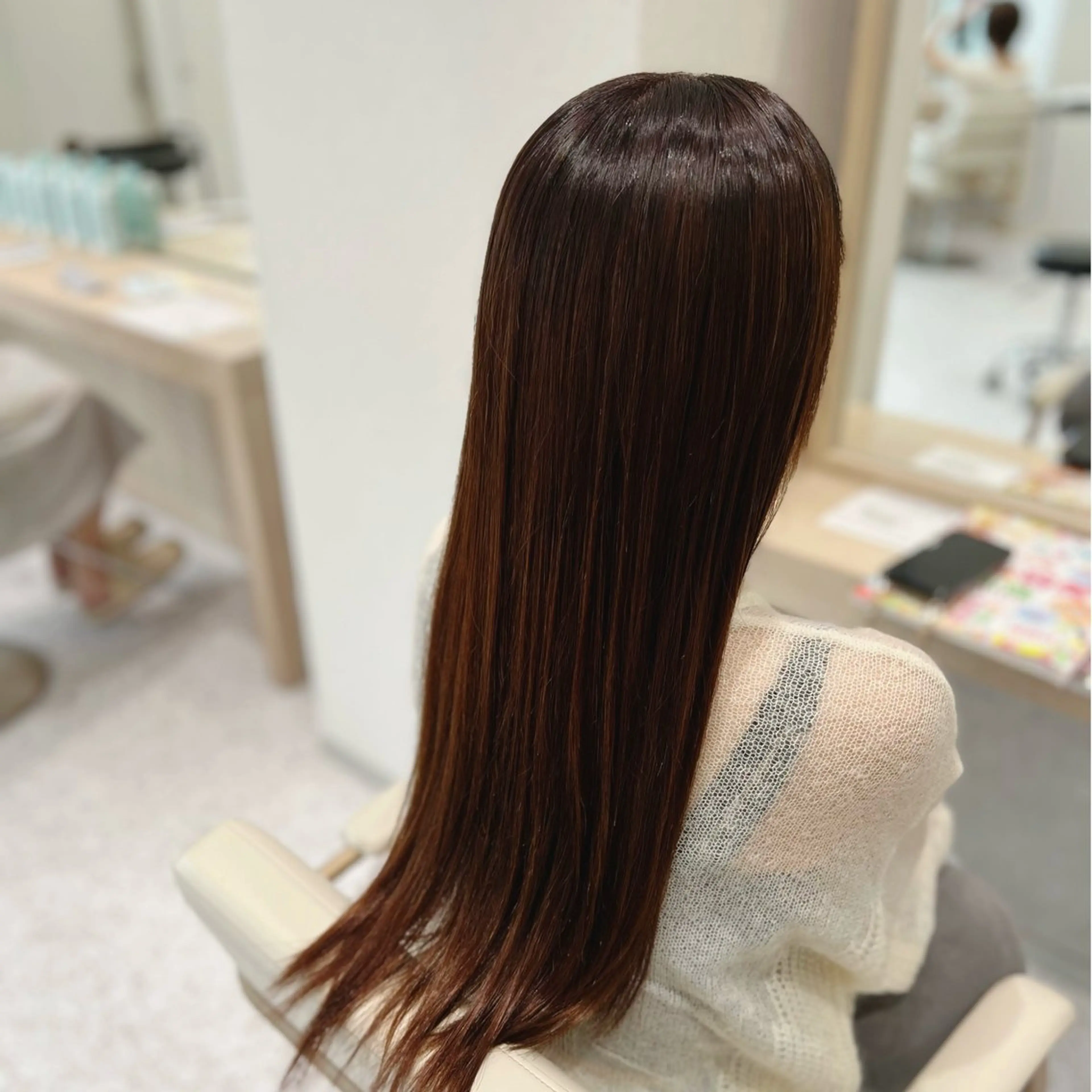 髪質改善縮毛矯正＋カット＋トリートメントの写真