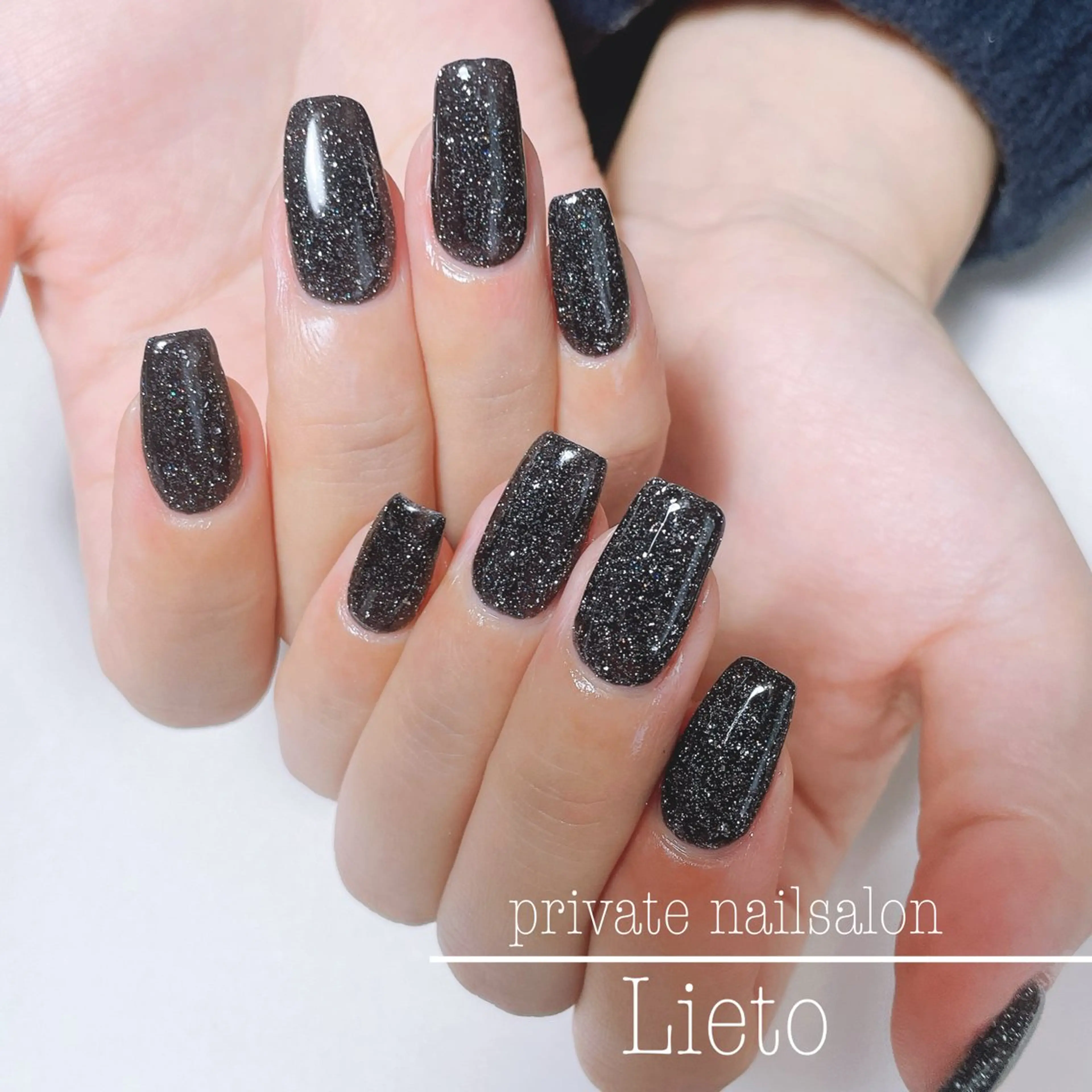 ネイル フラッシュネイル ワンカラーネイル nailsalon Lietoのネイルデザイン