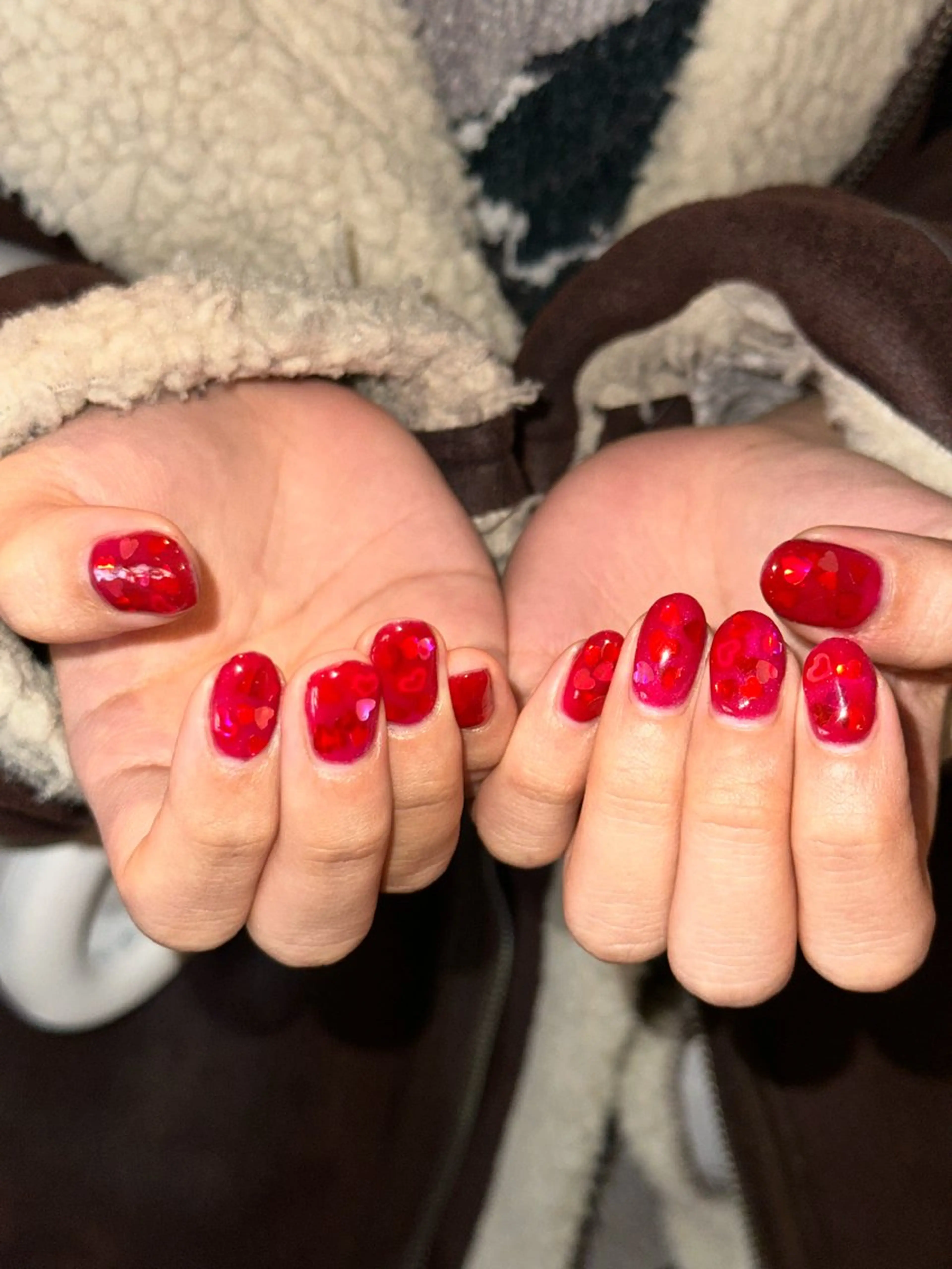 ネイル ハート つめピリカ きさらのネイルデザイン