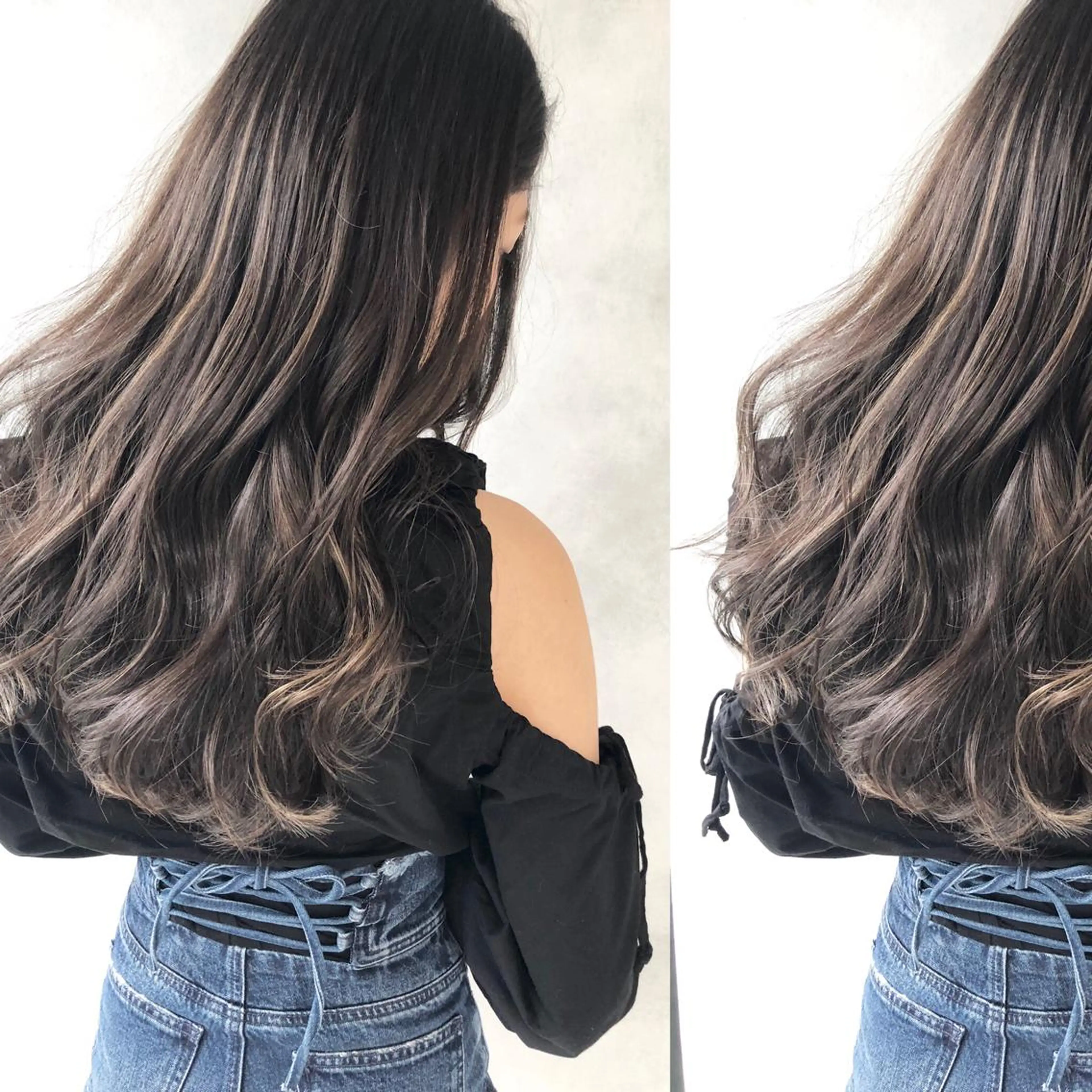 ロング 外国人風カラー ハイライト ヘアカラー トリートメント 小澤大輔 YOLO hairのヘアスタイル