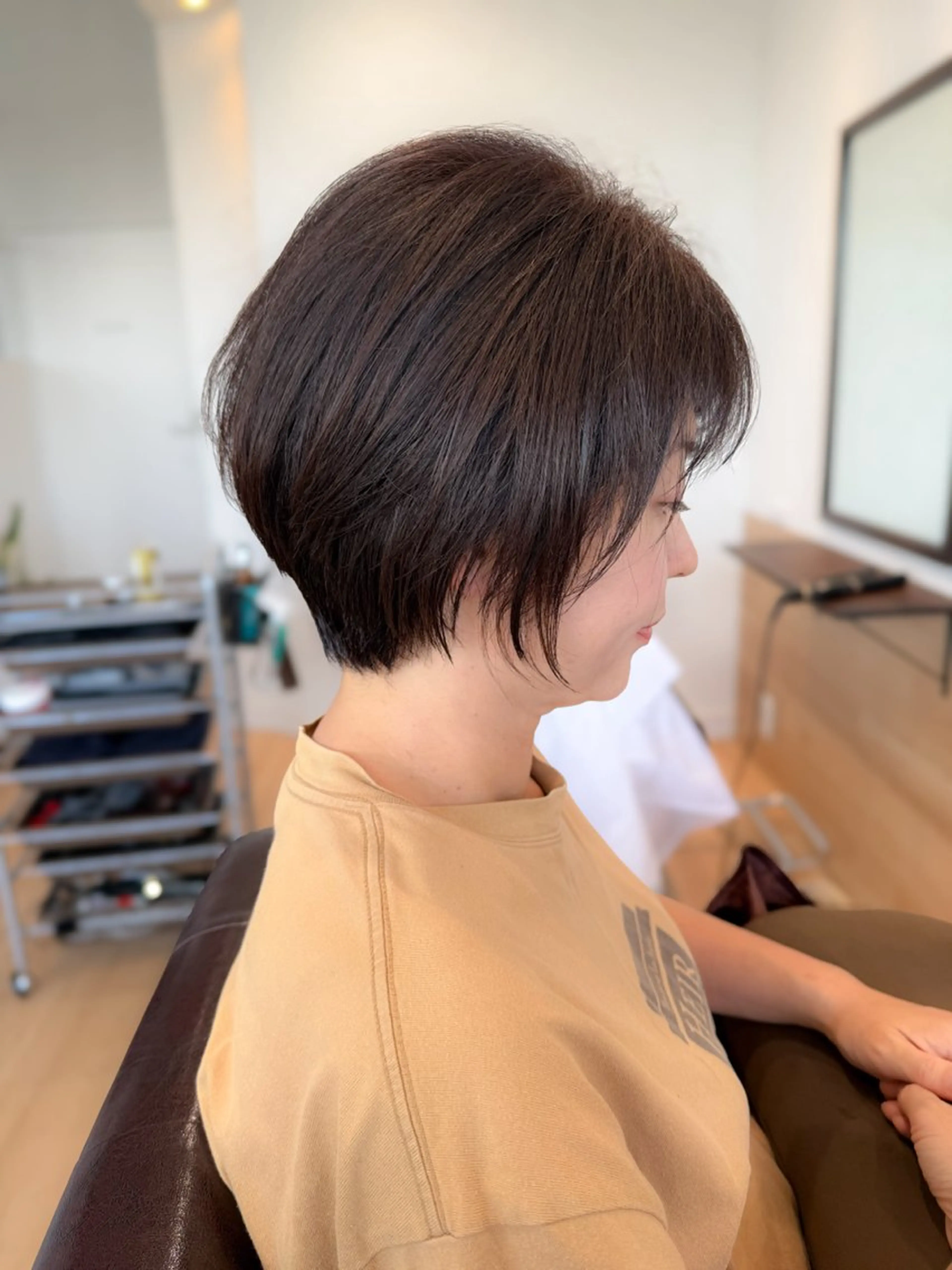 ショート 山田 有希のヘアスタイル