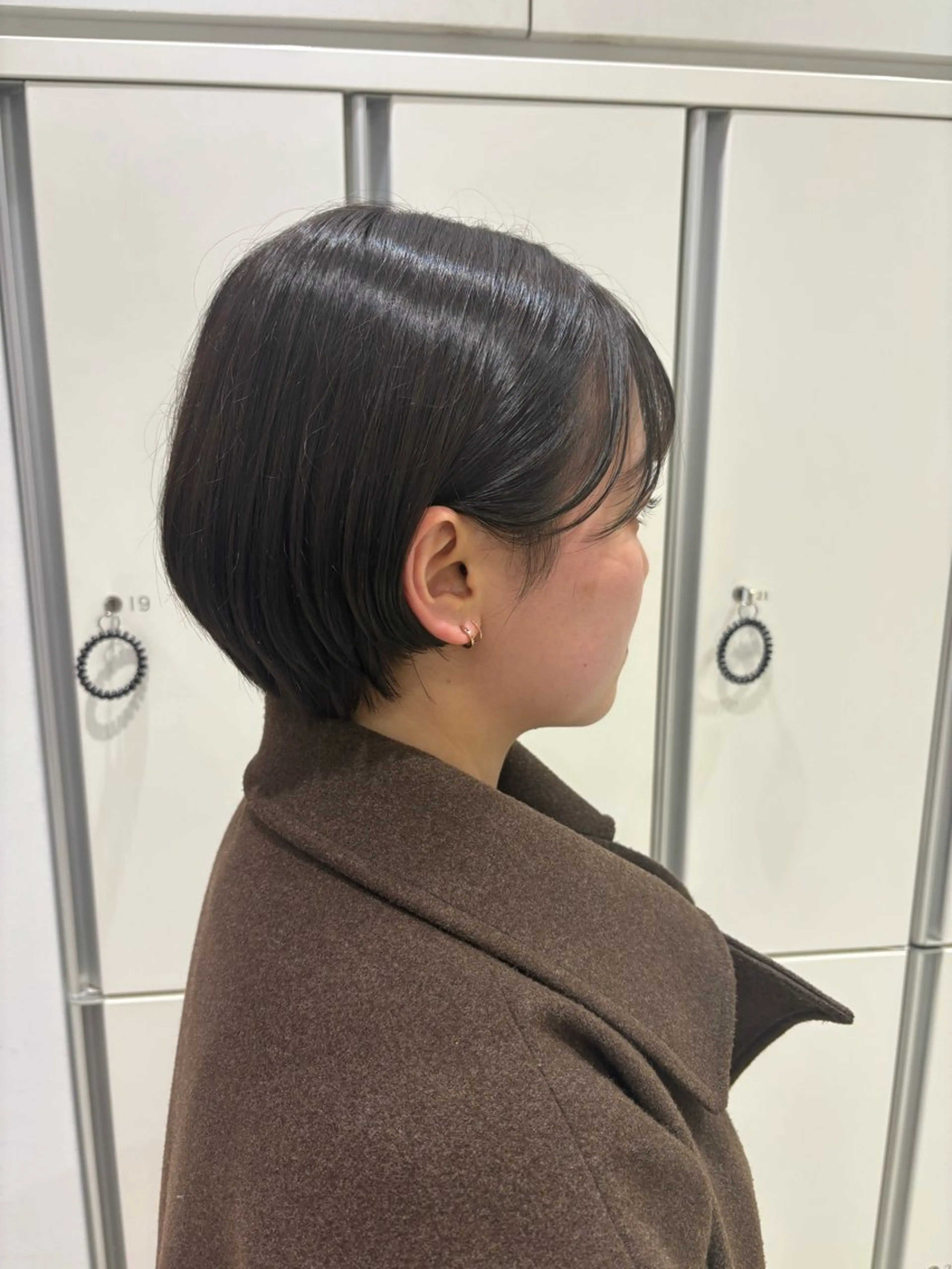 ショート ショートボブ ボブ ショートヘア 川崎 唯華のヘアスタイル