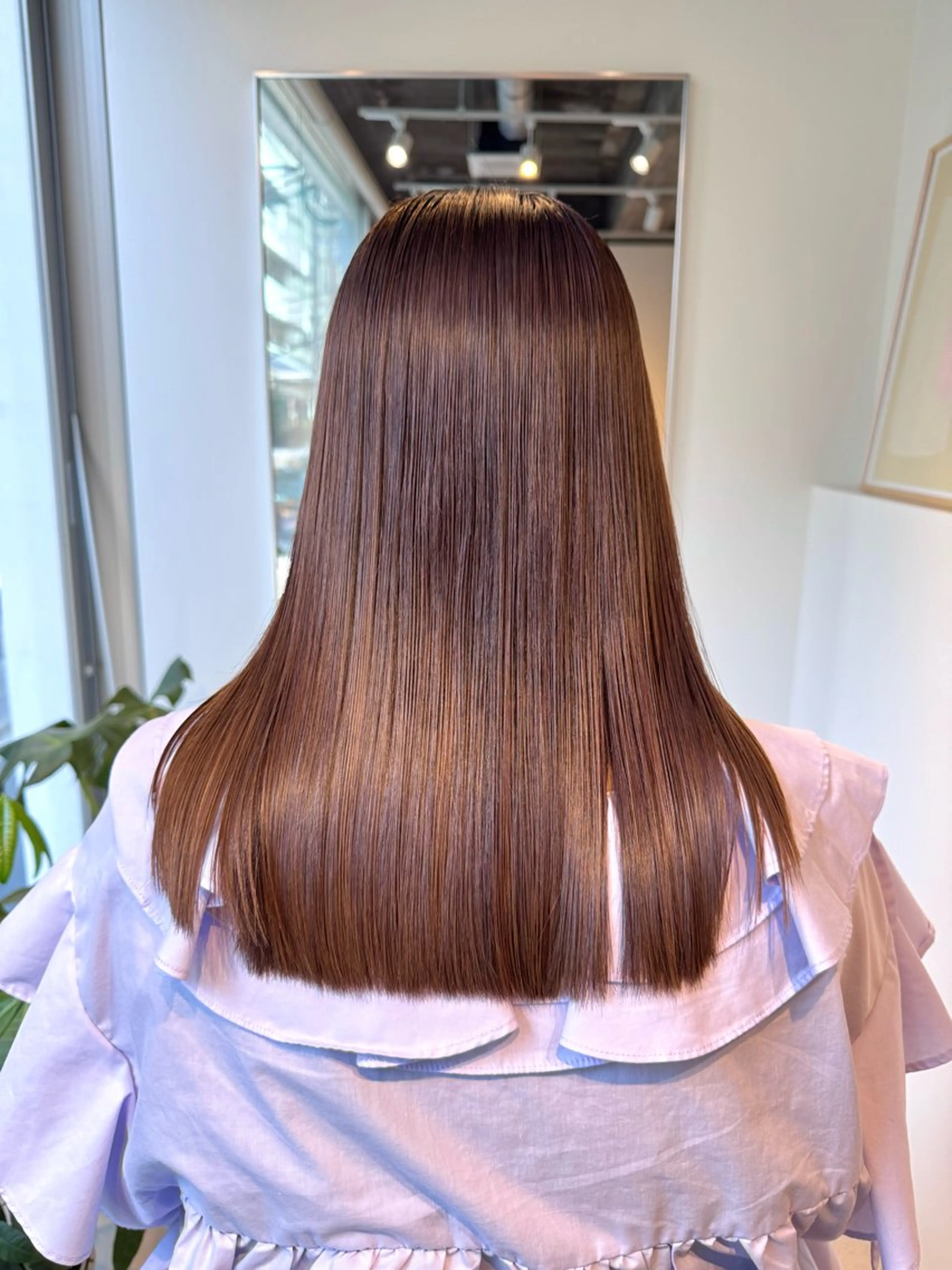 ロング 切りっぱなしボブ ショートボブ アッシュ ボブ ハイライト 髪質改善マスター 長尾勇弥/梅田中津のヘアスタイル