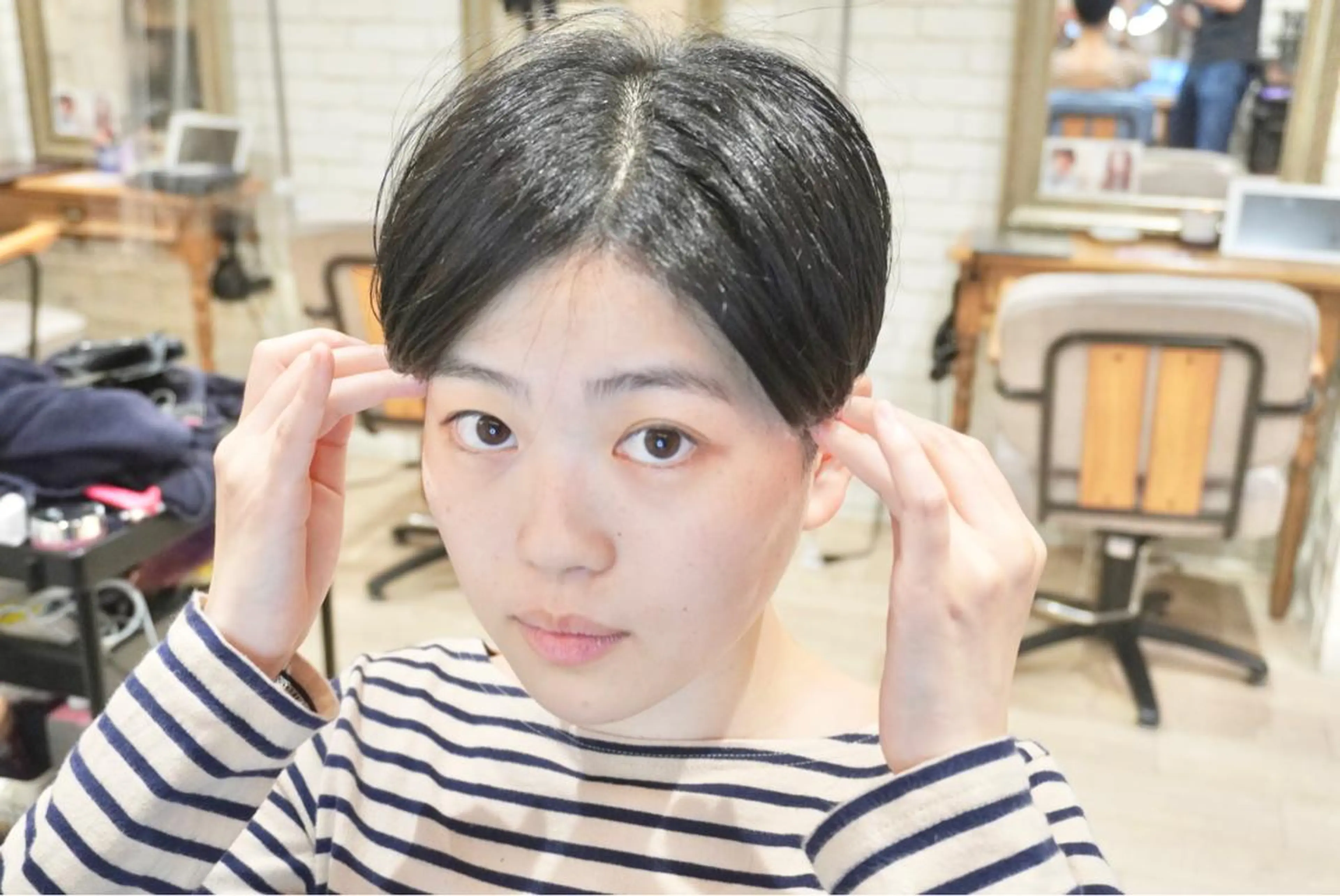 ショート ショートヘア ミヤザキ ユタカのヘアスタイル
