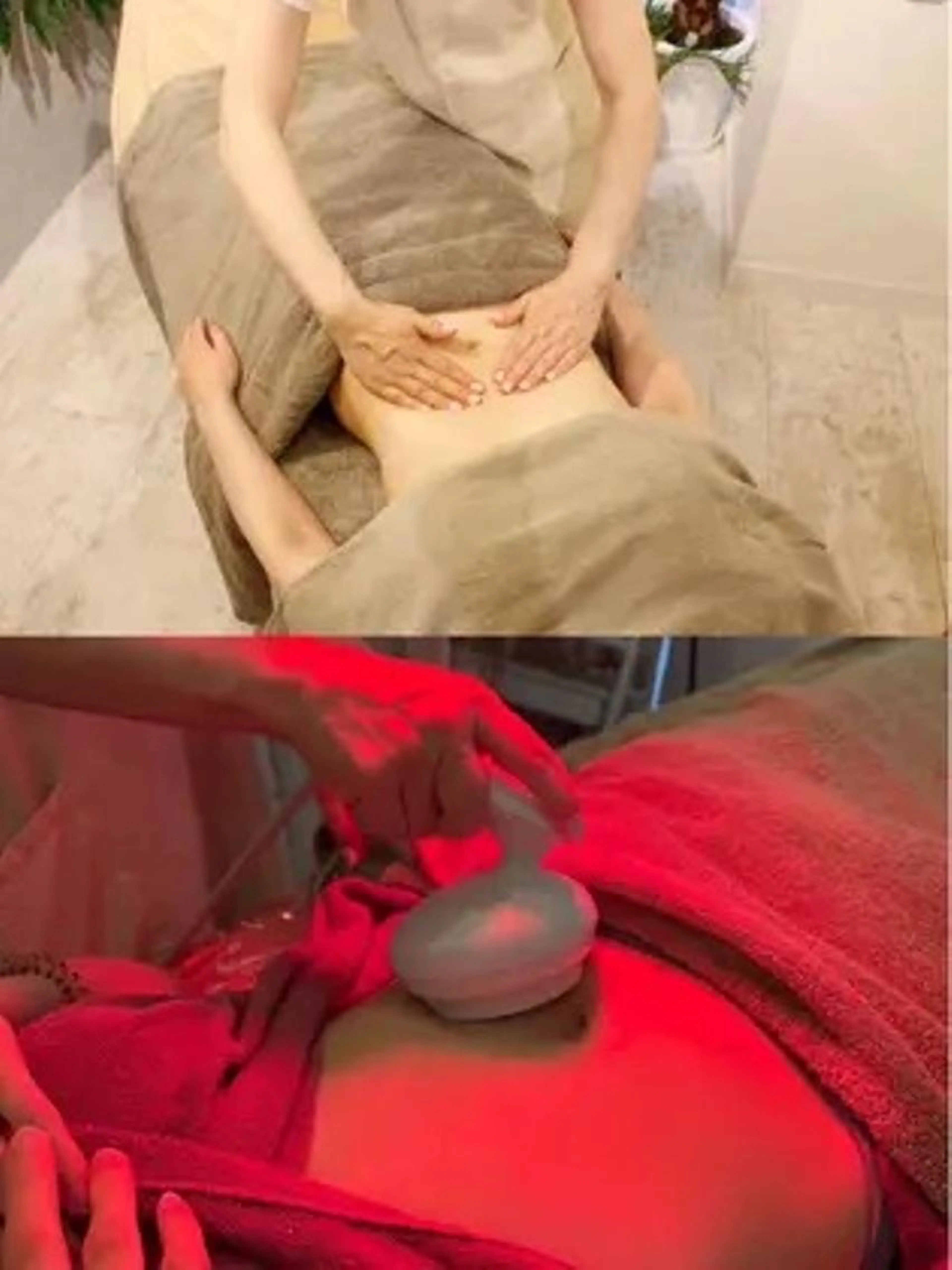 【ぽっこりお腹撃退】腸マッサージ（腸もみ）＋EMS60分🔥の写真