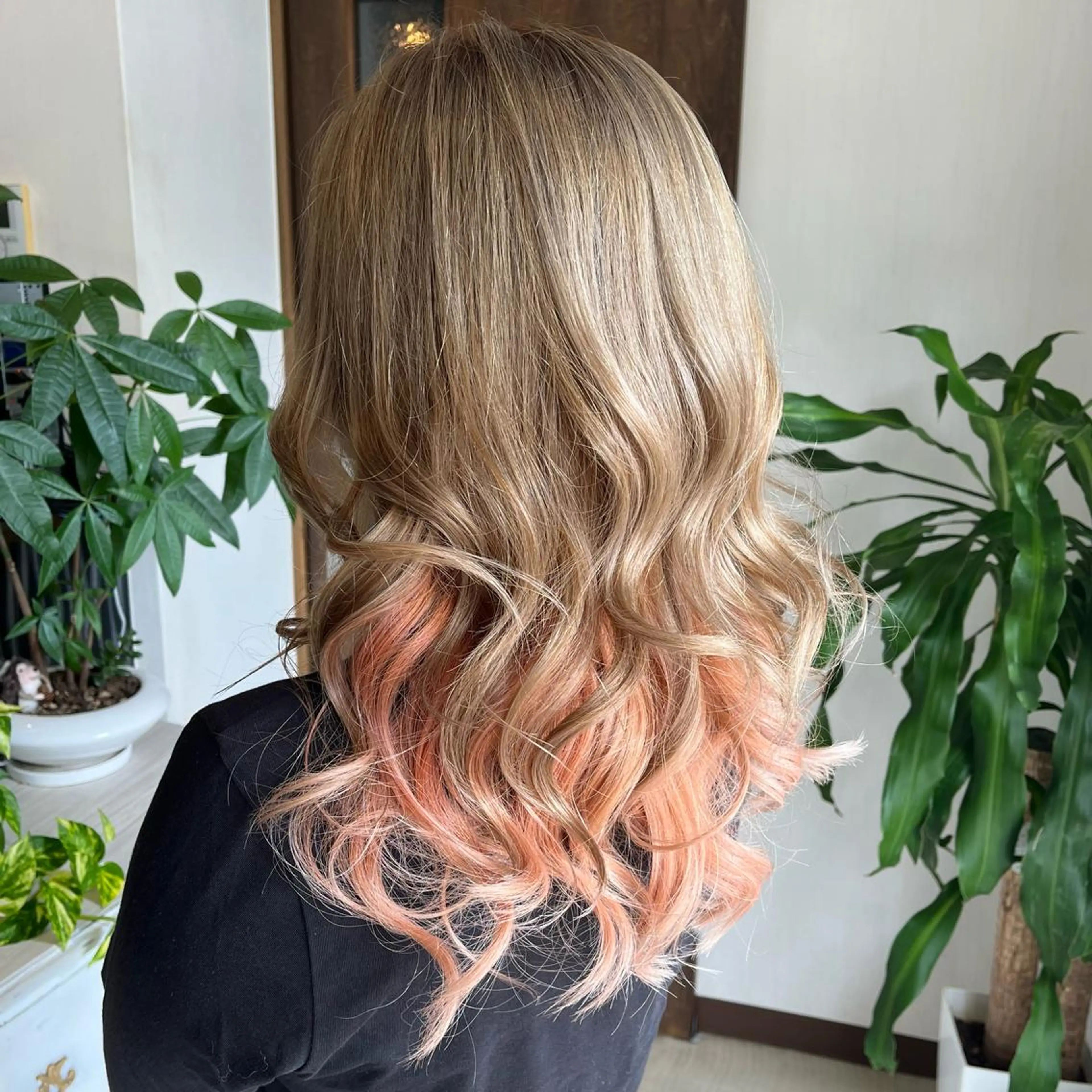 ロング 大島 智志のヘアスタイル