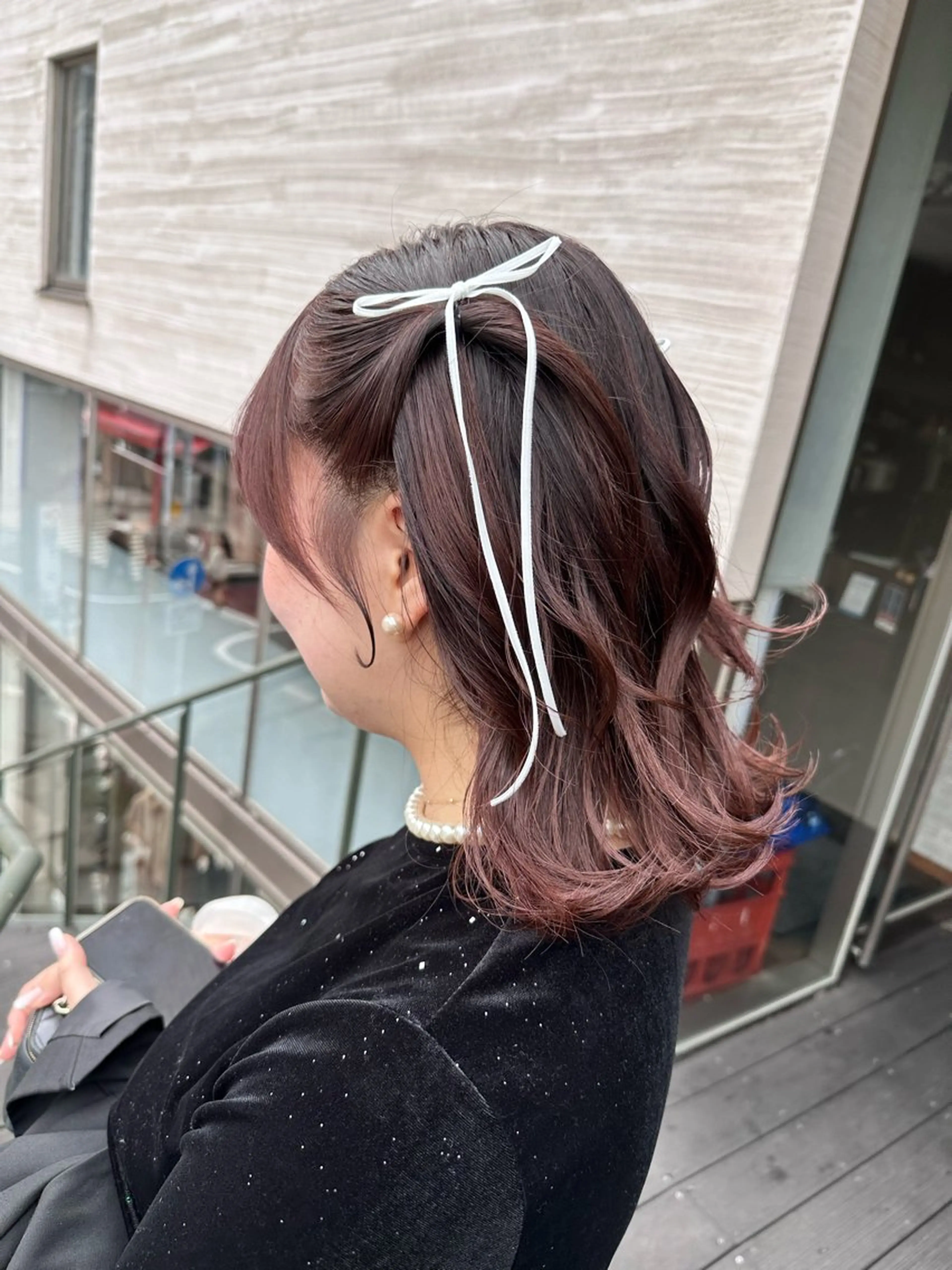 ミディアム ヘアセット 韓国風/オシャレ /縮毛矯正/滝口琴未のヘアスタイル