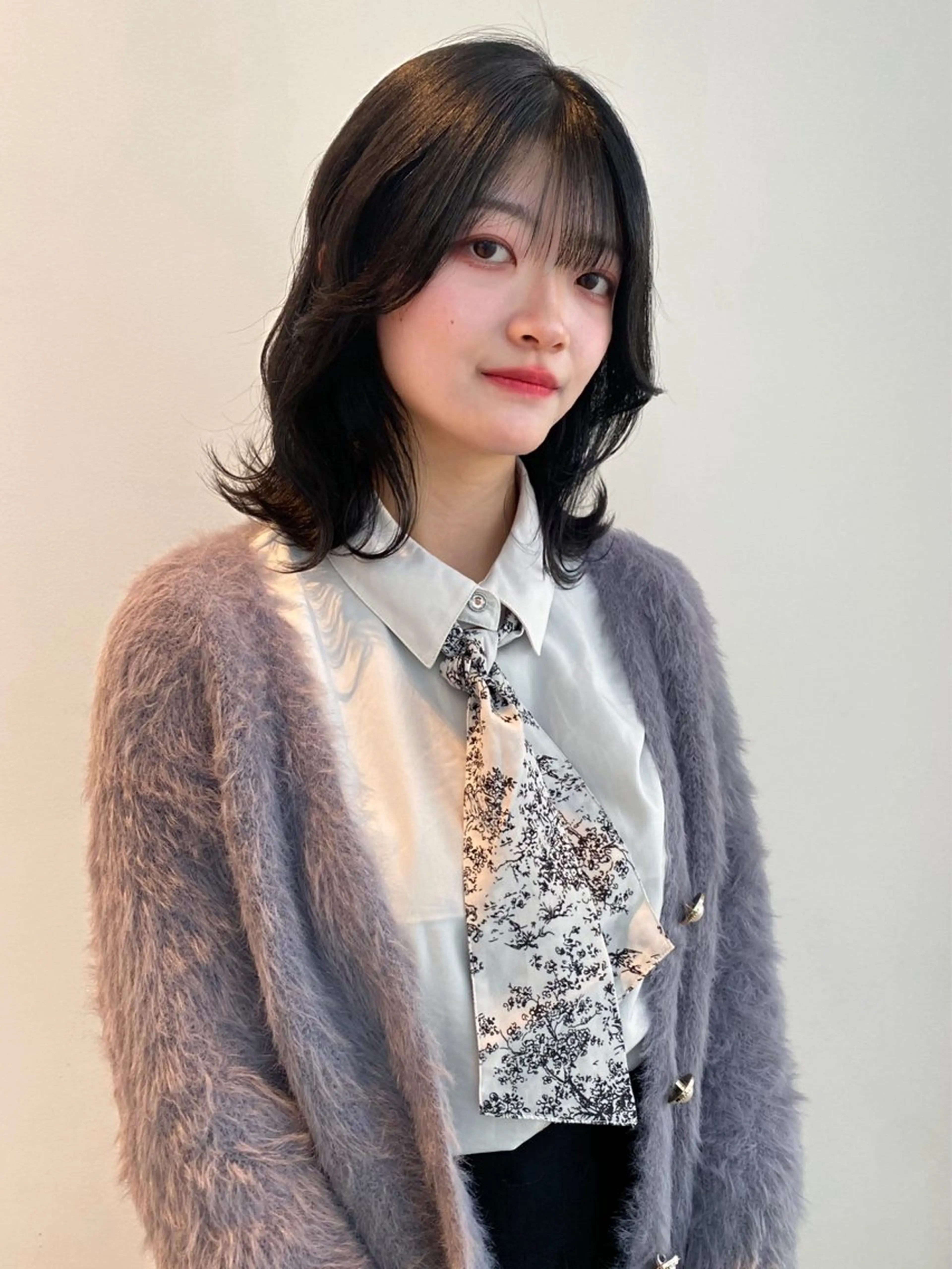 ミディアム カラー ブリーチ カット ヘアカラー トリートメント mai / linoah˚✧のヘアスタイル