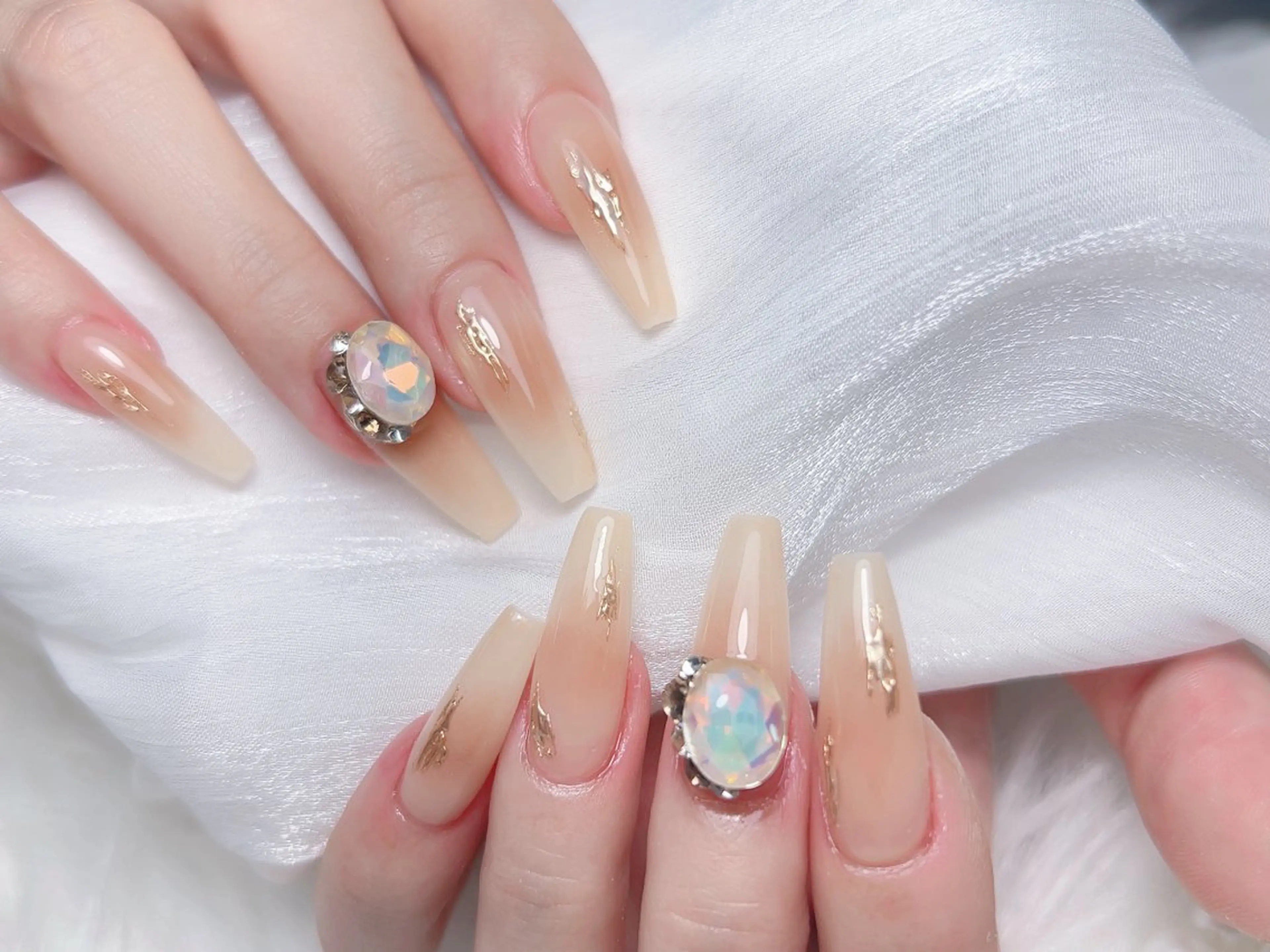 ネイル ハンドネイル M🌷nail 長さだし専門店のネイルデザイン