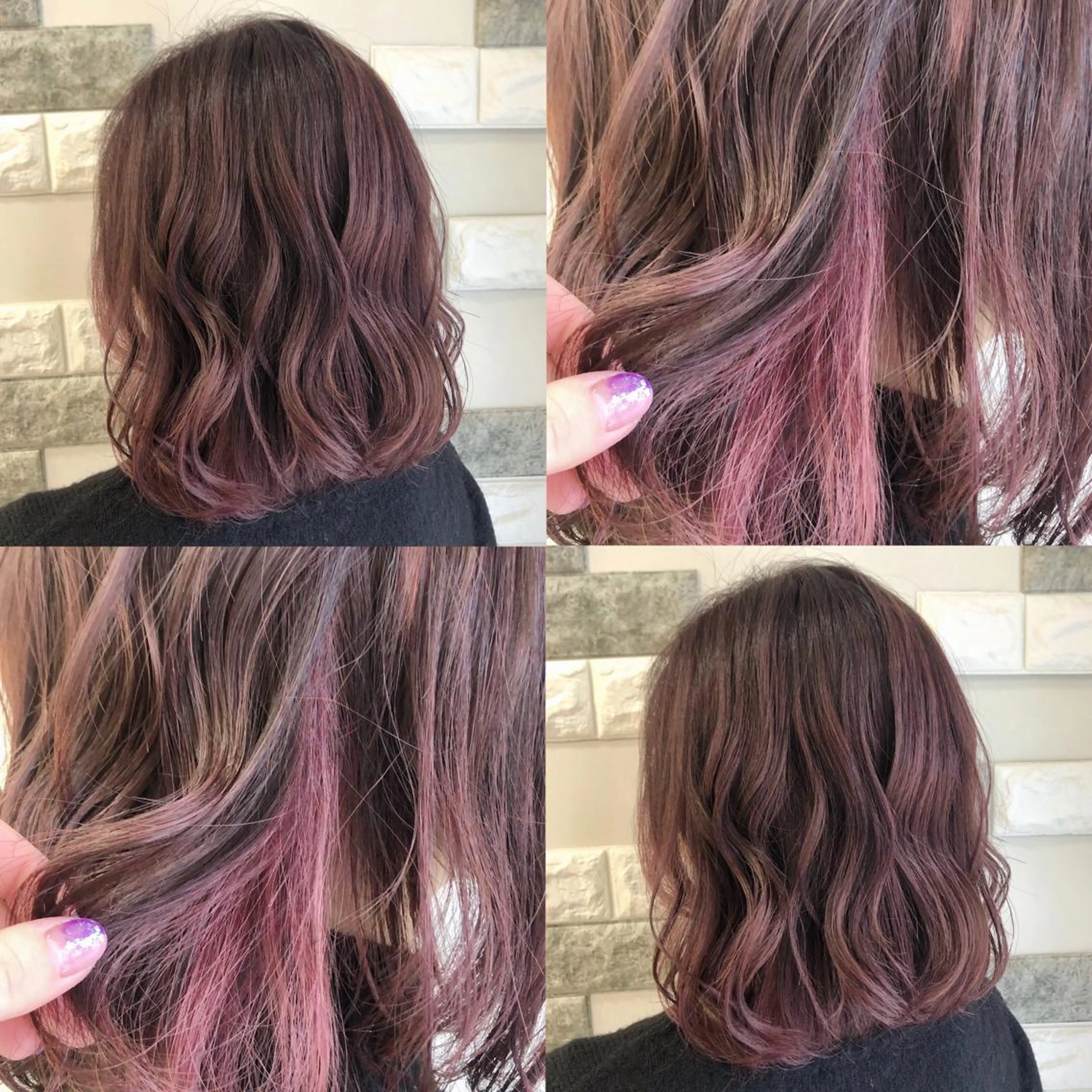 ショート カラー イルミナカラー ピンクカラー これた🧸ヘアメ職人 ♡髪質改善♡カラーのヘアスタイル