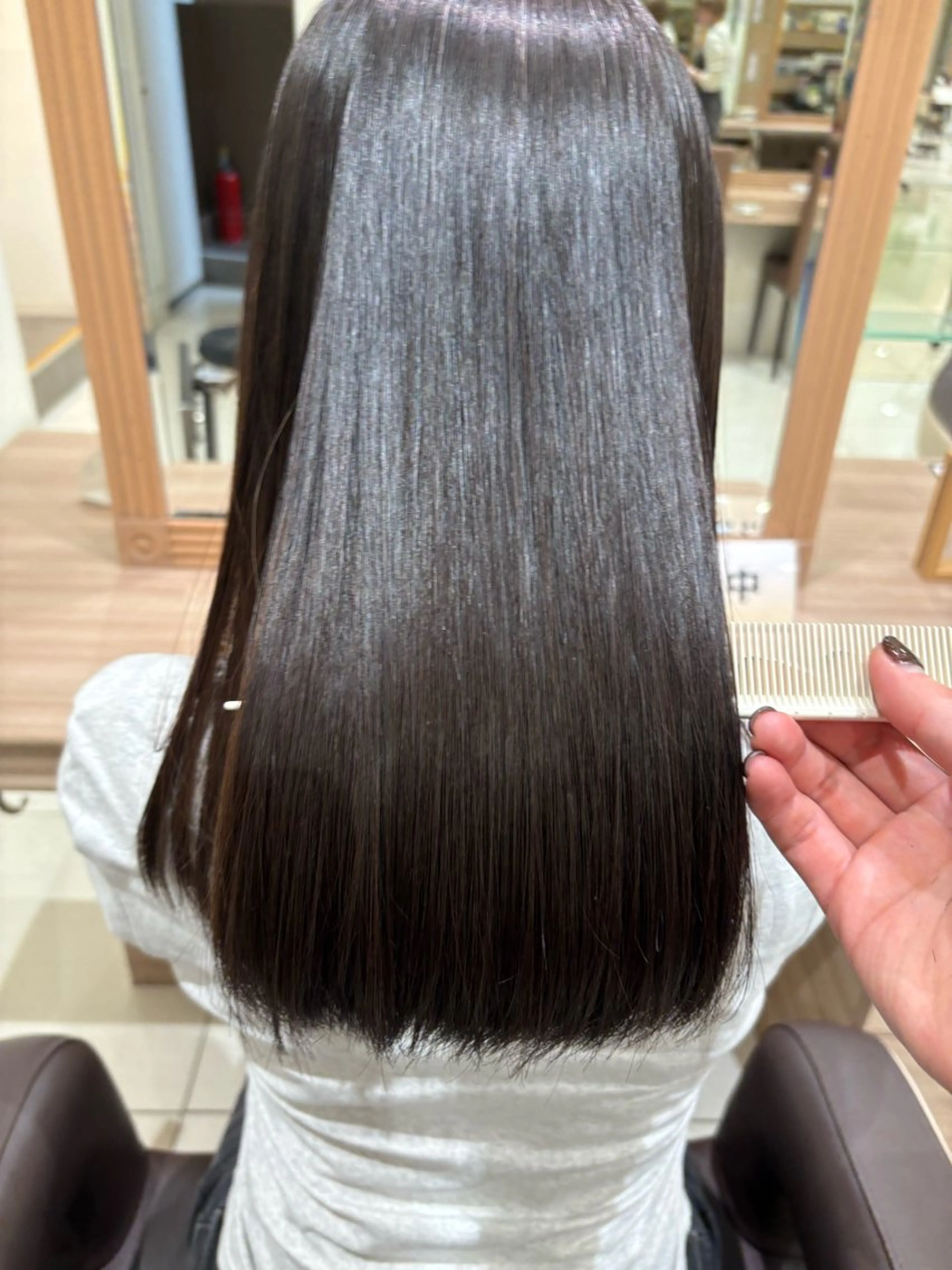 ロング パーマ 縮毛矯正 ❄️モデル募集中❄️ ️🫧Ｈａｒｕ🫧のヘアスタイル