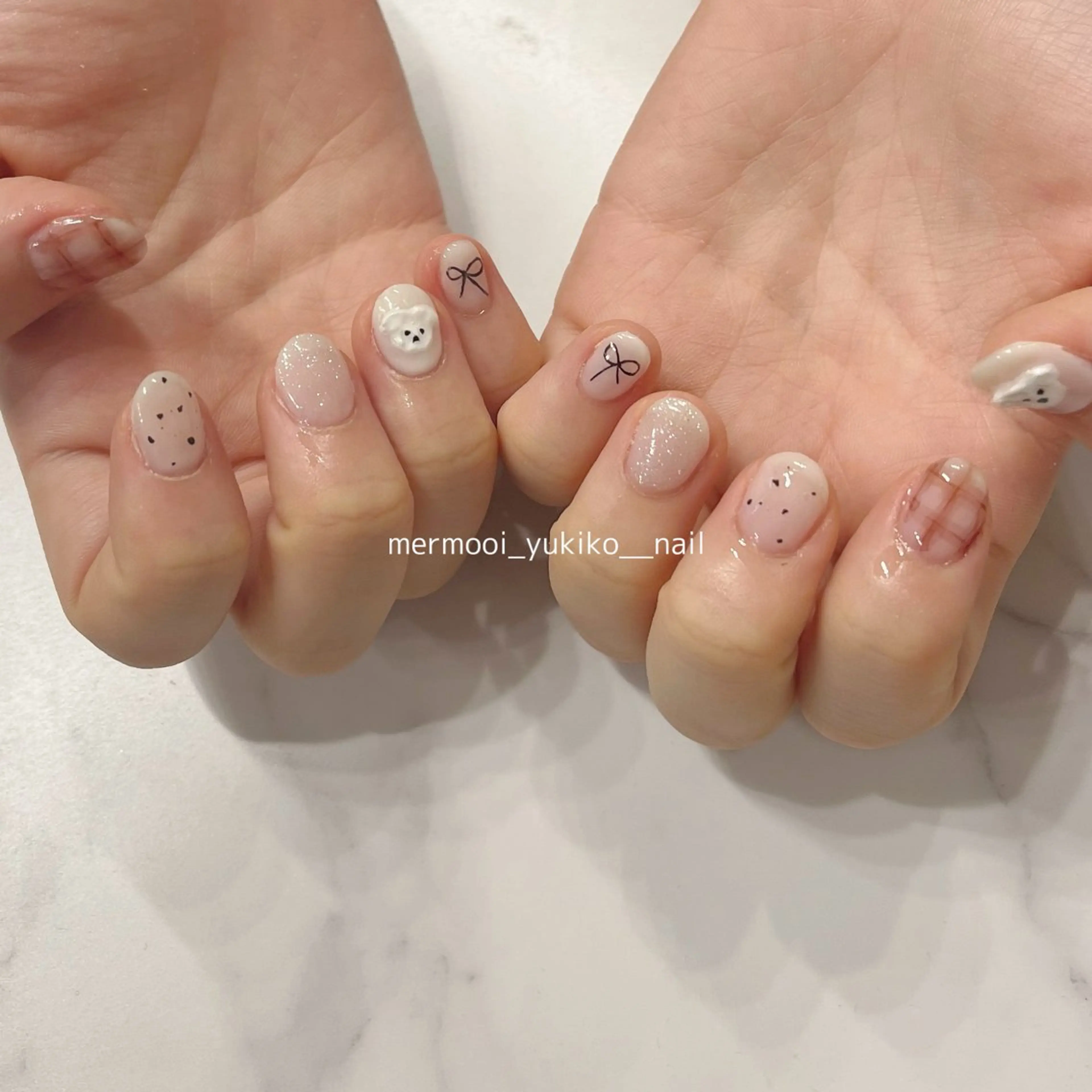 ネイル ニュアンスネイル melumooi nailのネイルデザイン