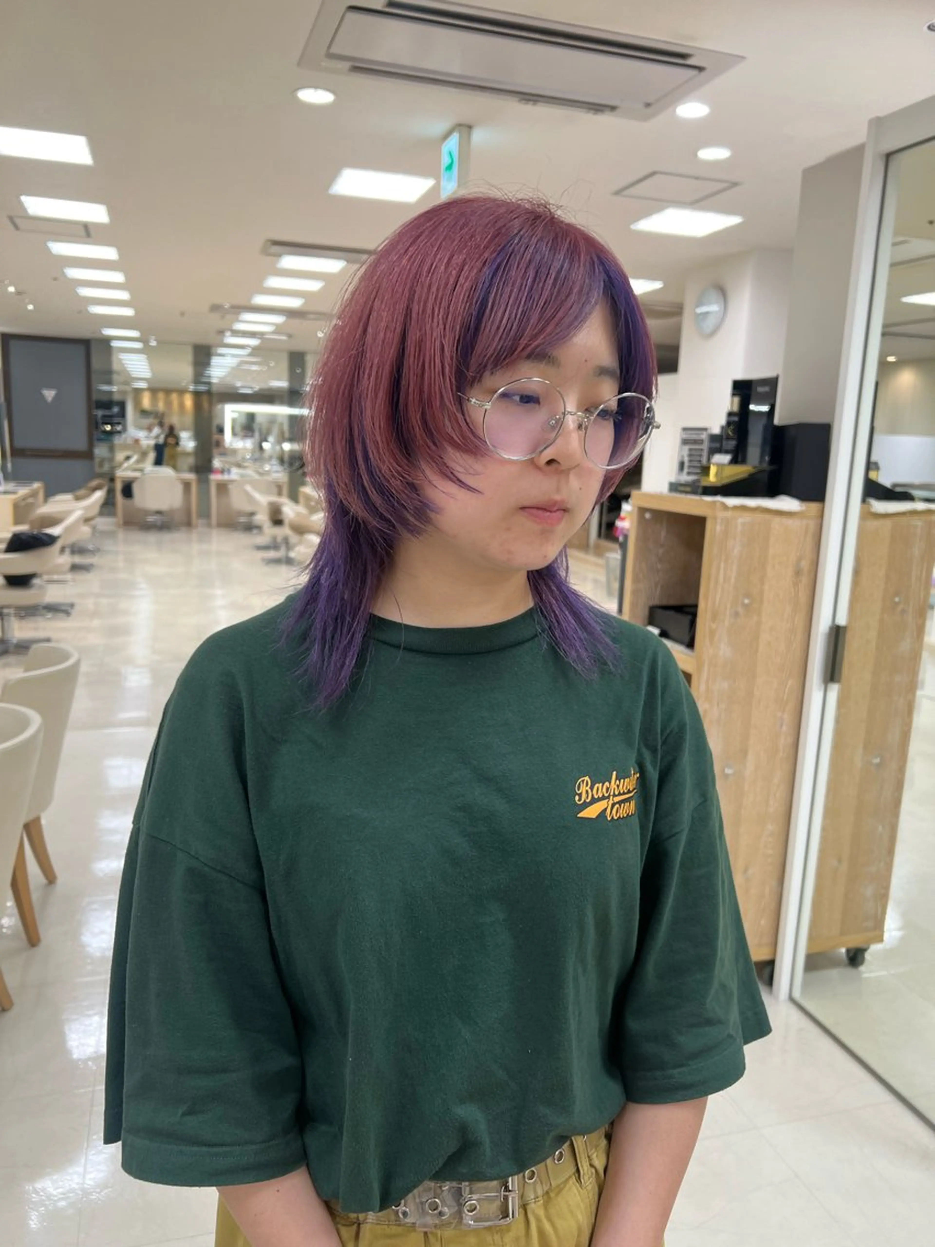 セミロング カット トリートメント ヘアセット ハイトーン/ウルフ /レイヤー/坂野幸伸のヘアスタイル