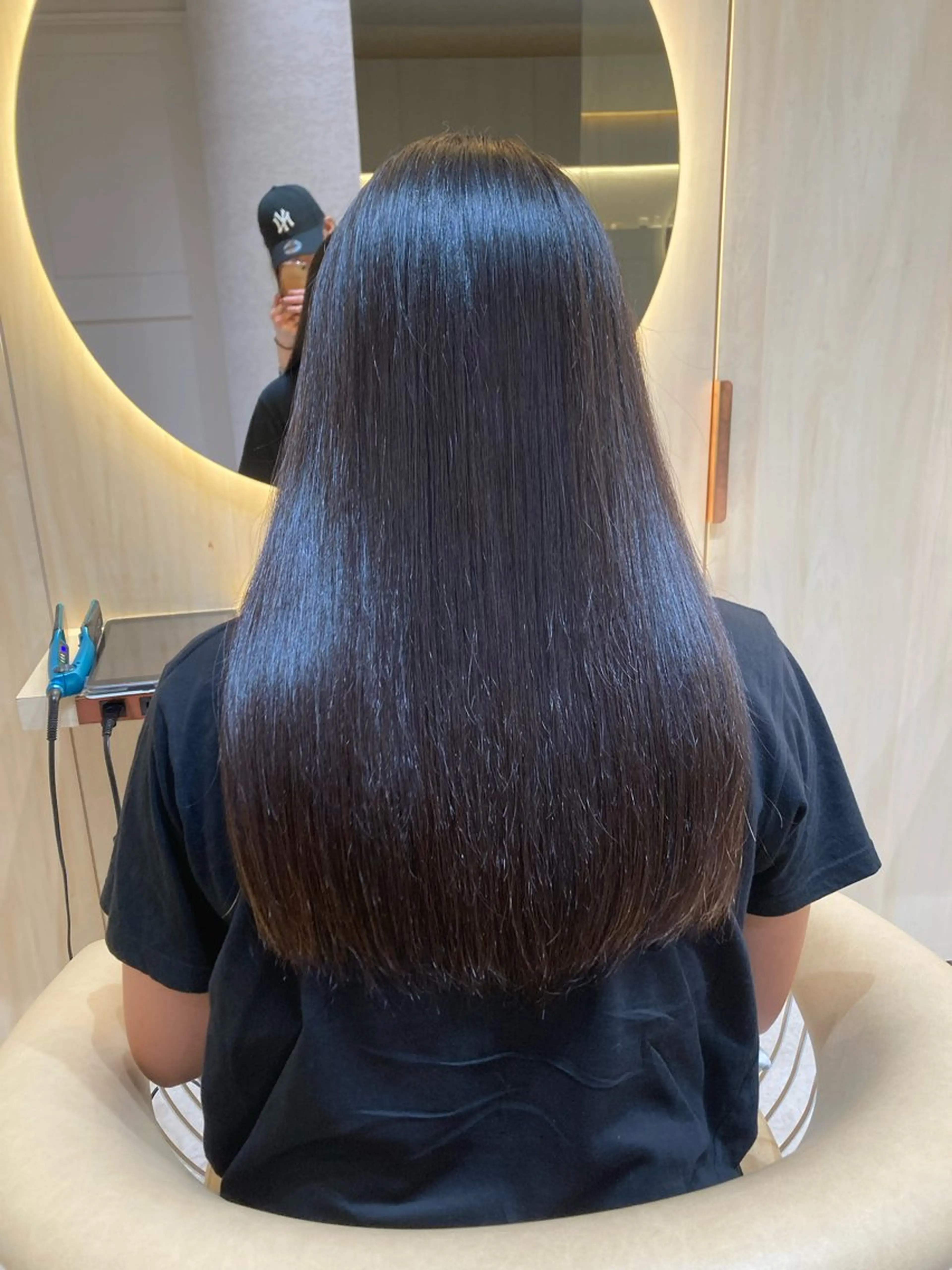 ロング カット ヘアカラー 縮毛矯正 トリートメント 🩵縮毛矯正・ボブ 岩原朋也🩵のヘアスタイル