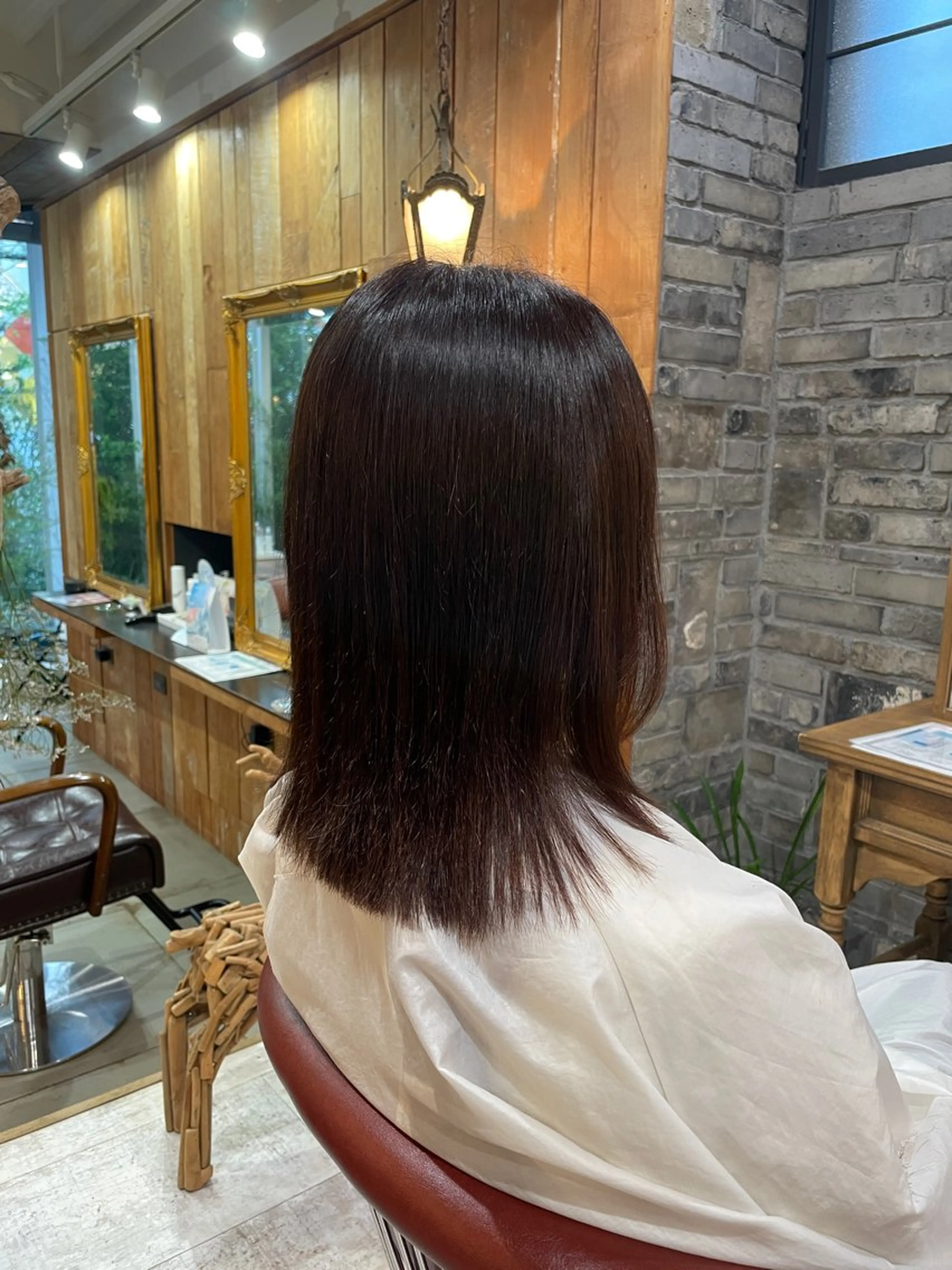 ロング パーマ ロング 縮毛矯正 ストレートパーマ 増田 ルナのヘアスタイル