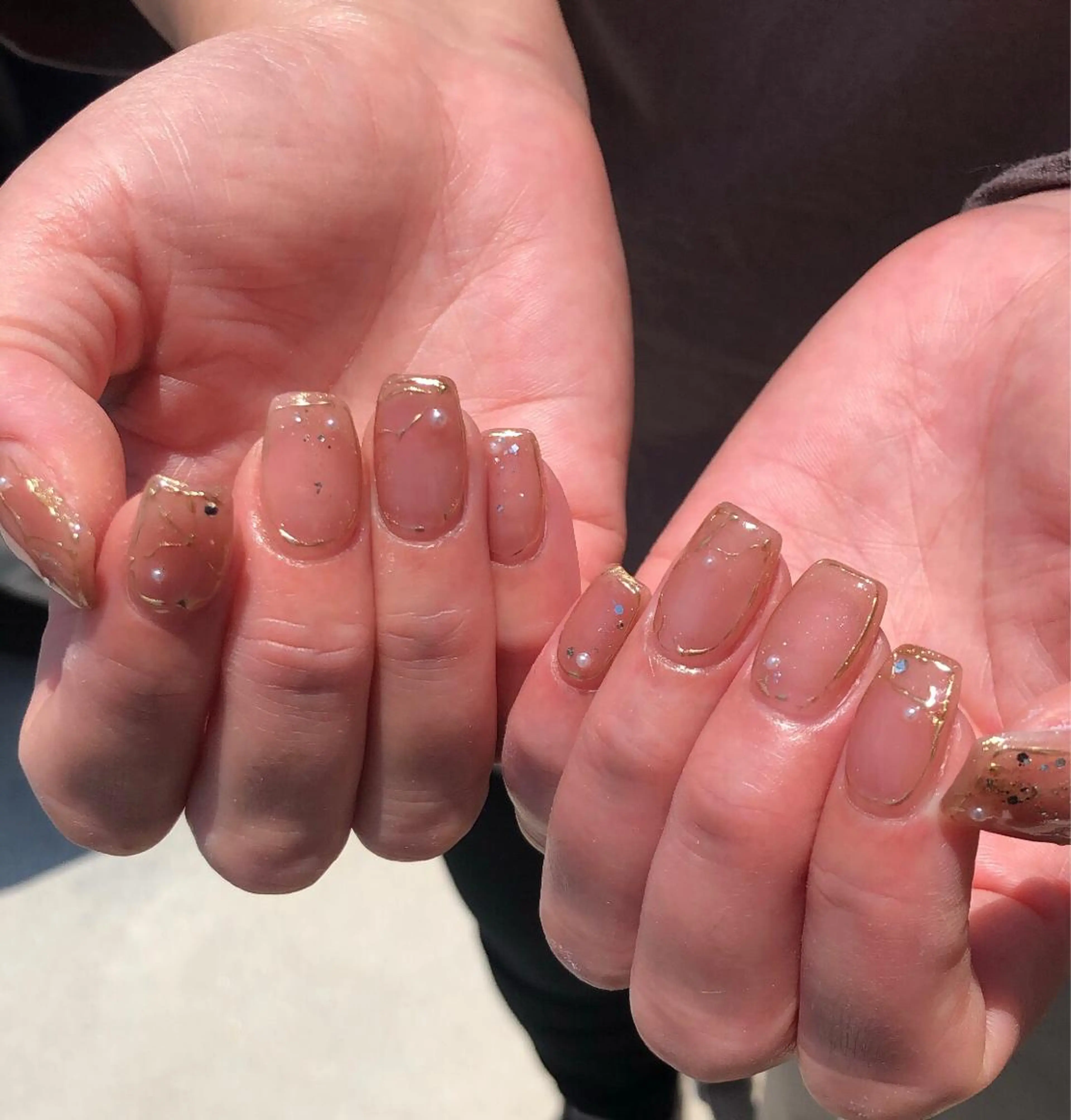 ネイル ゴールド nail 1997のネイルデザイン