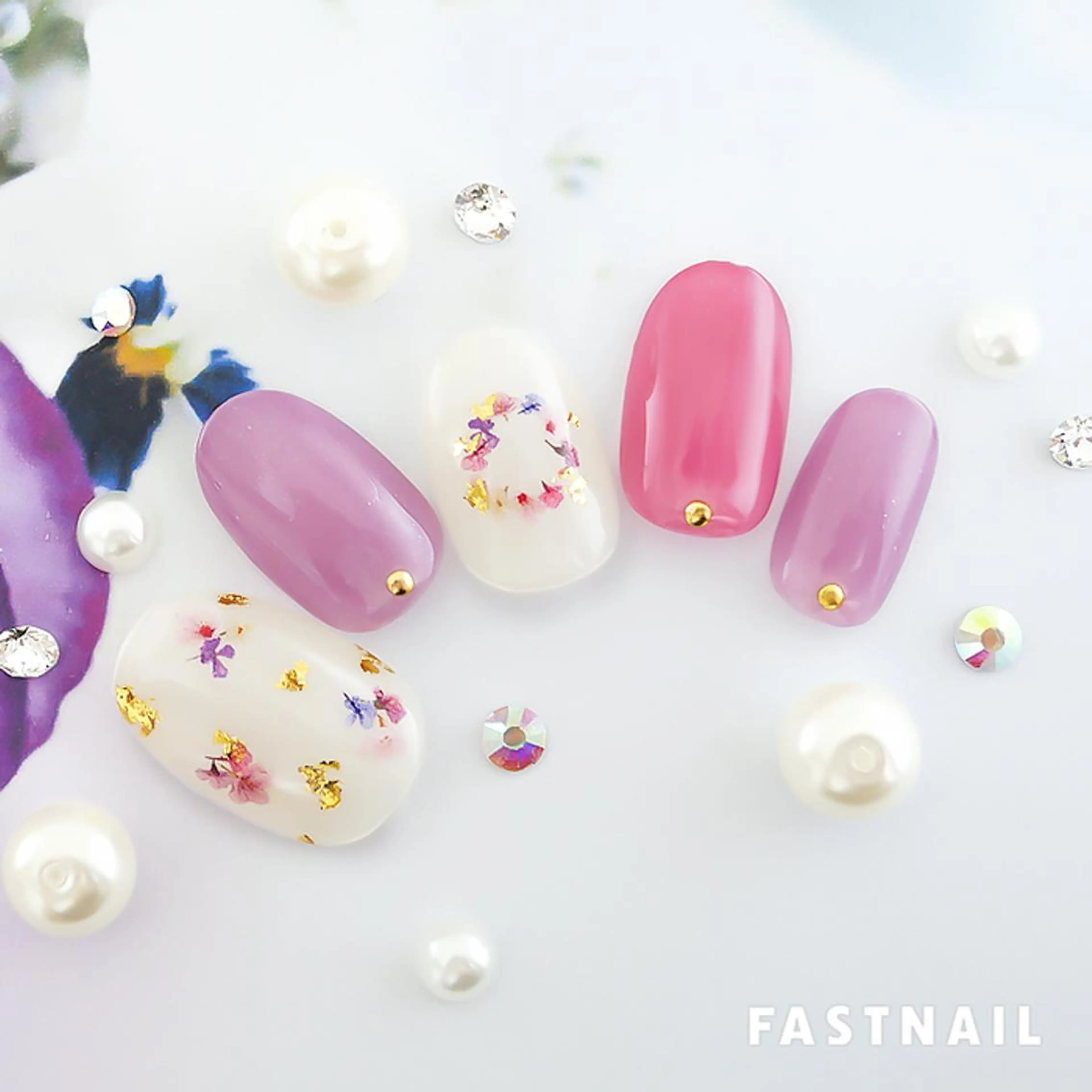 ネイル 桜ネイル ファストネイル 静岡パルシェ店のネイルデザイン