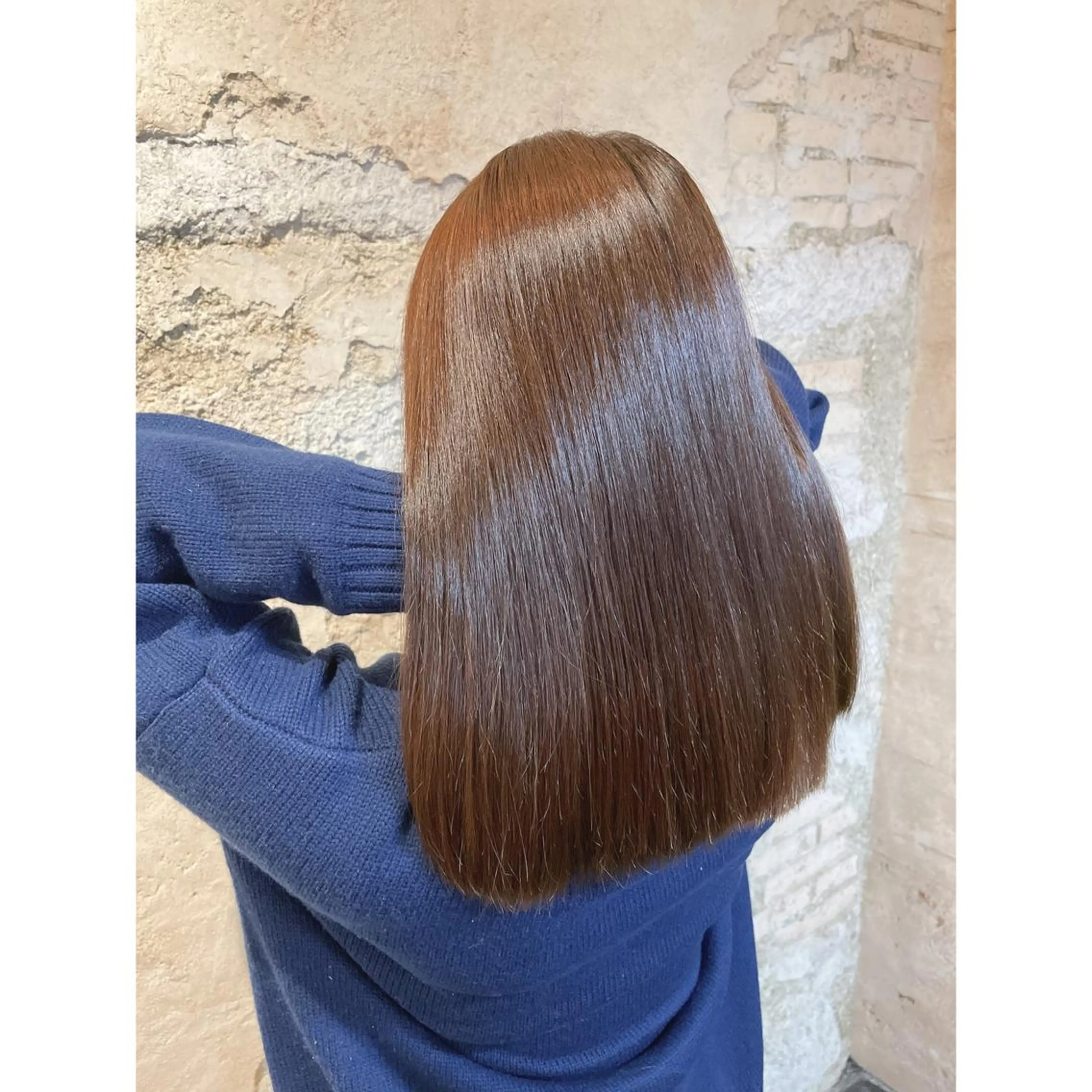 自然な柔らかい質感に👑地毛風ストレート＆カット＆スチームトリートメント✨の写真