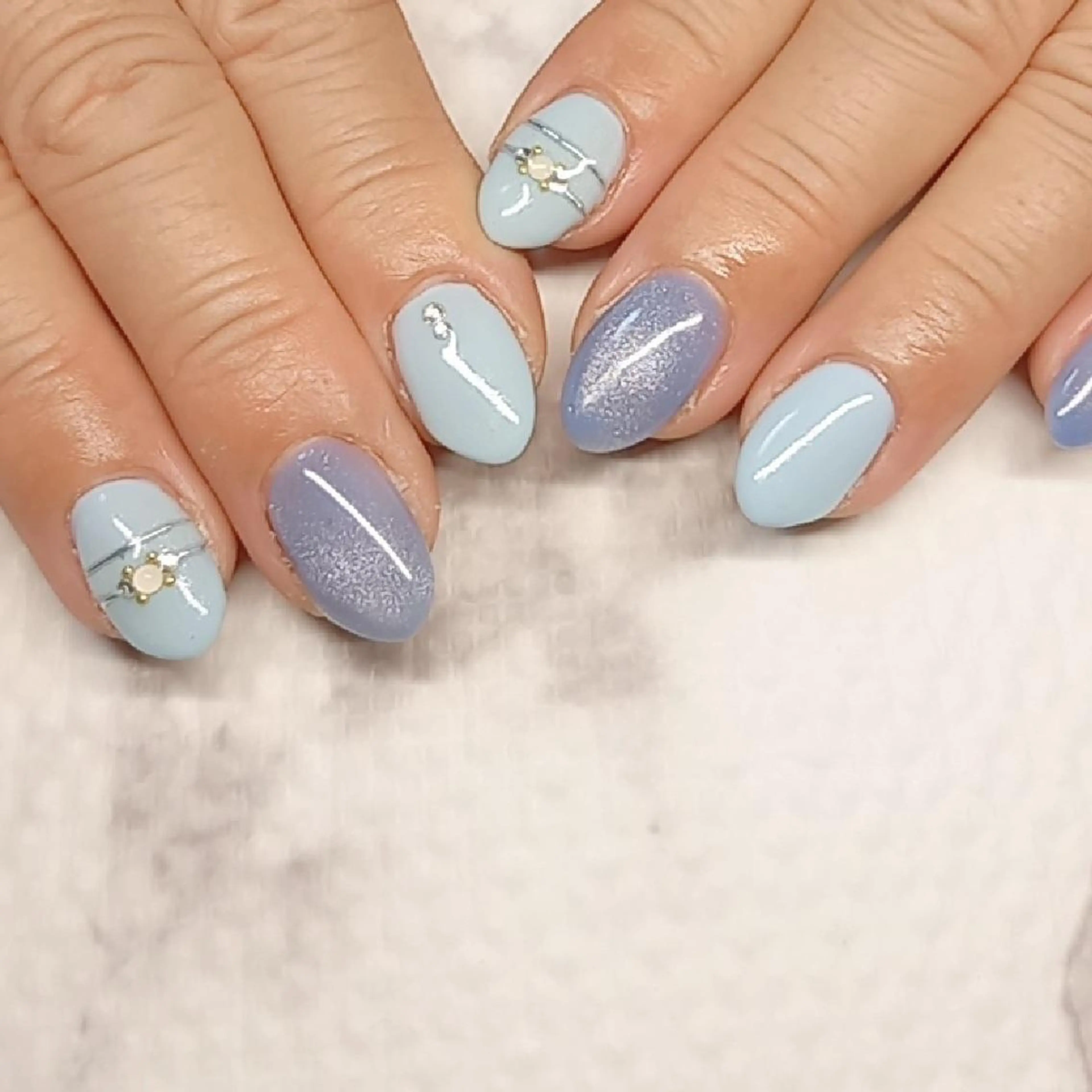 ネイル アニマル柄 べっ甲ネイル フットネイル グリーン オフィスネイル Lily Roseスタッフ一同のマツエク・マツパデザイン