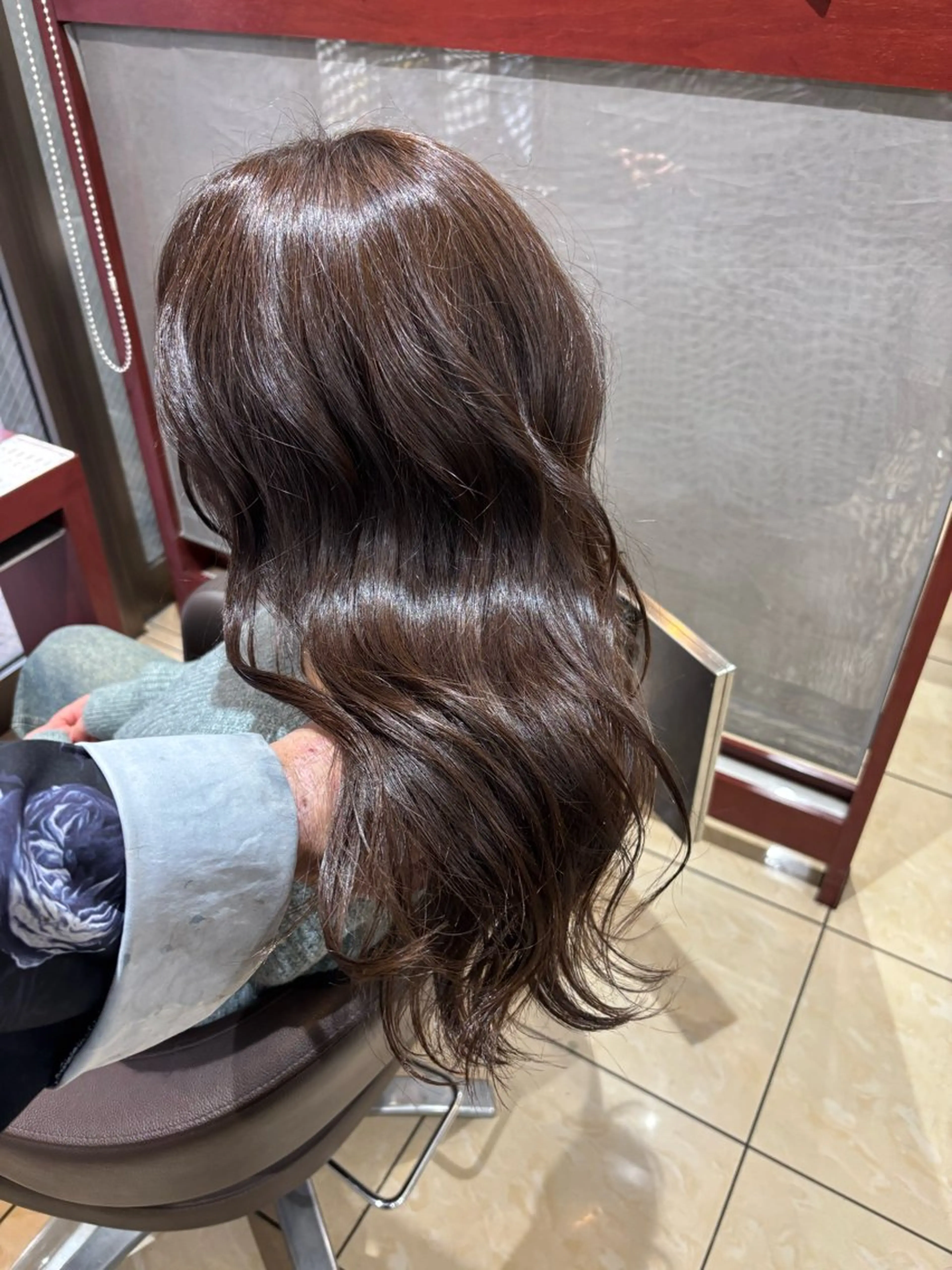 ロング カラー 坂本 優輝のヘアスタイル