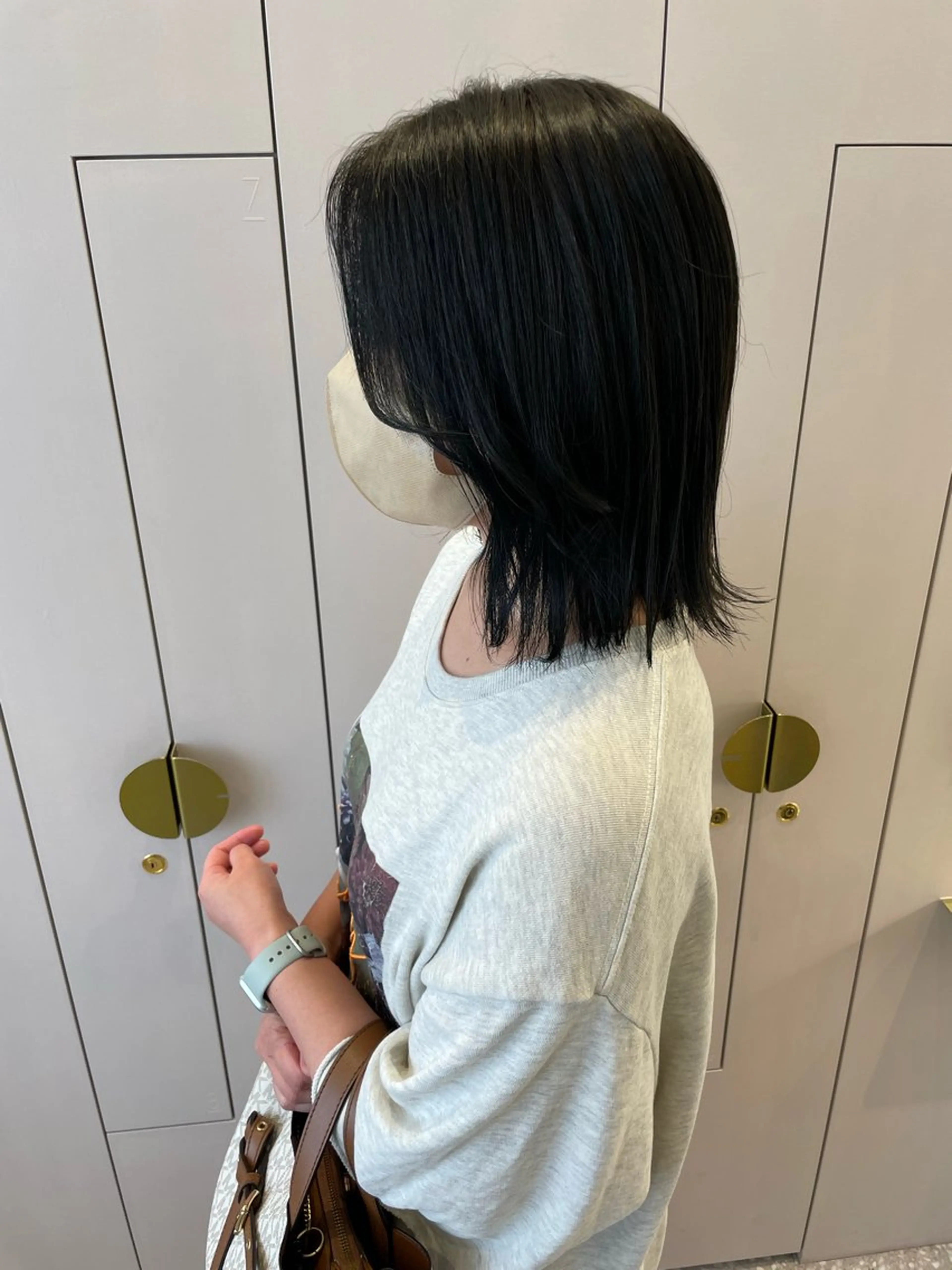 ミディアム カラー 暖色/オリーブカラー /中村未来🍒🫒のヘアスタイル