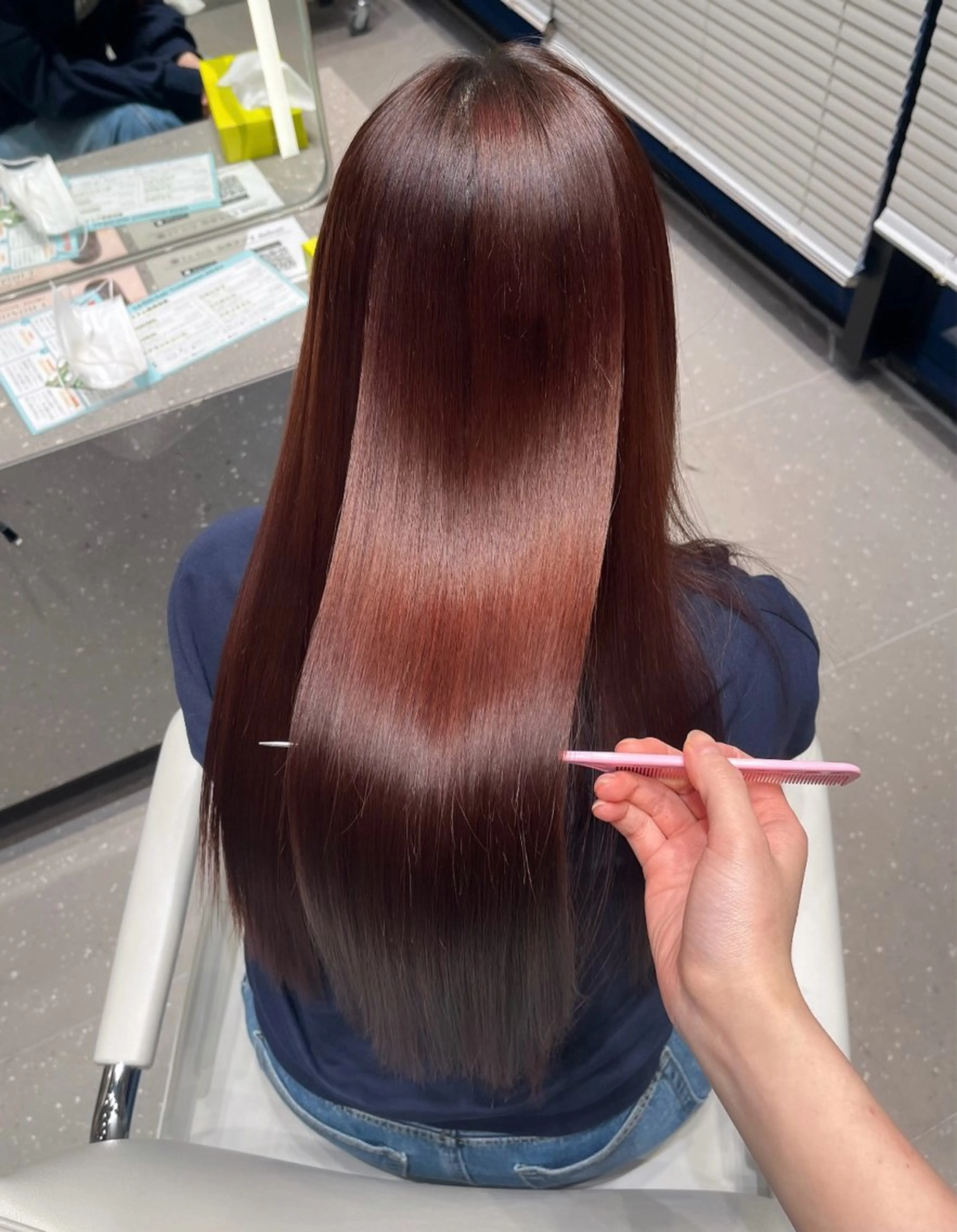 ロング カット トリートメント La fith hair Mimi 流山おおたかの森店所属・🎀艶モテ/髪質改善 🎀♡𝒀𝑼𝑨♡のヘアスタイル