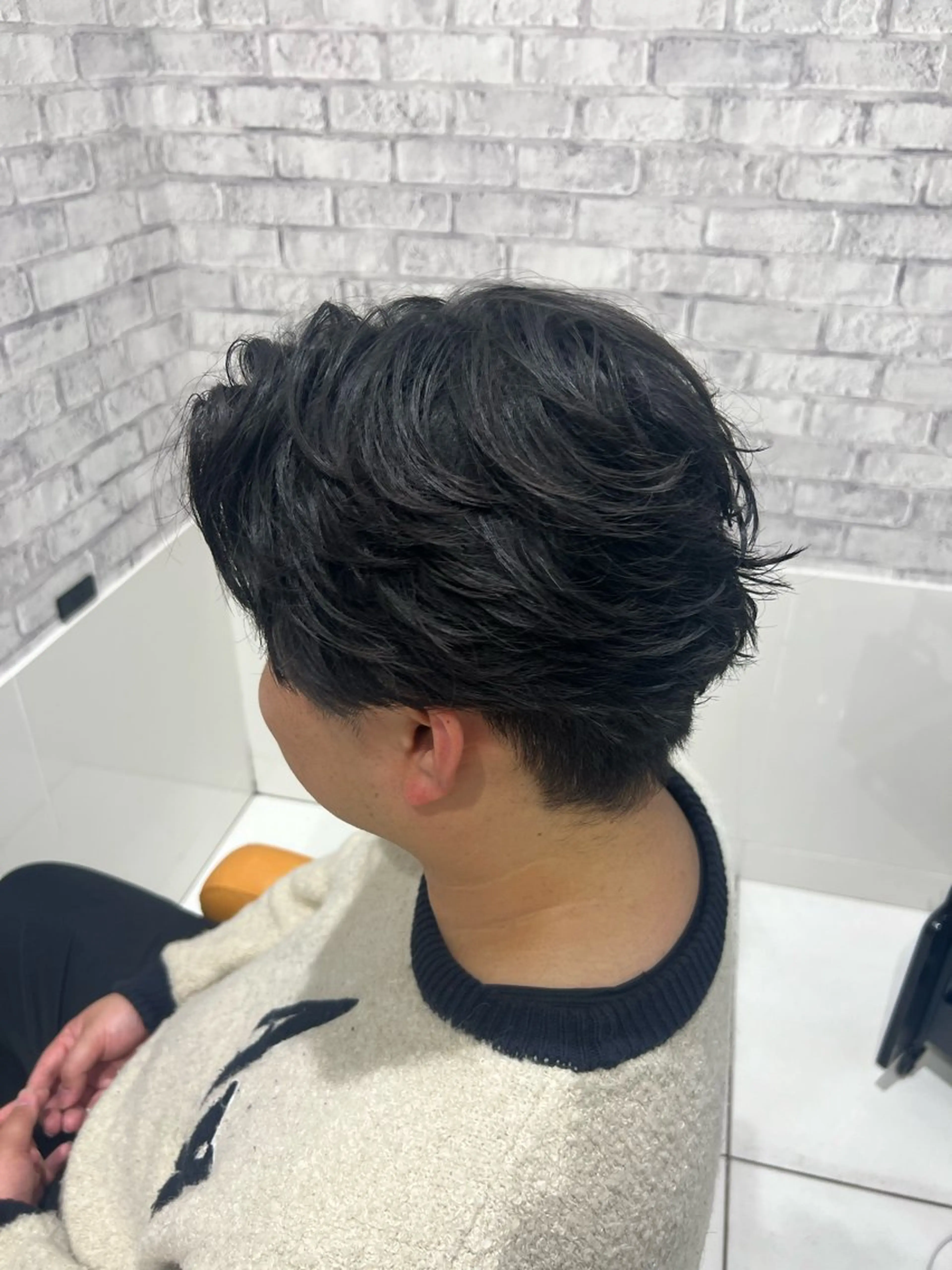 ミディアム ミディアムパーマ カット パーマ Oops旧TABOO 早野太郎のヘアスタイル