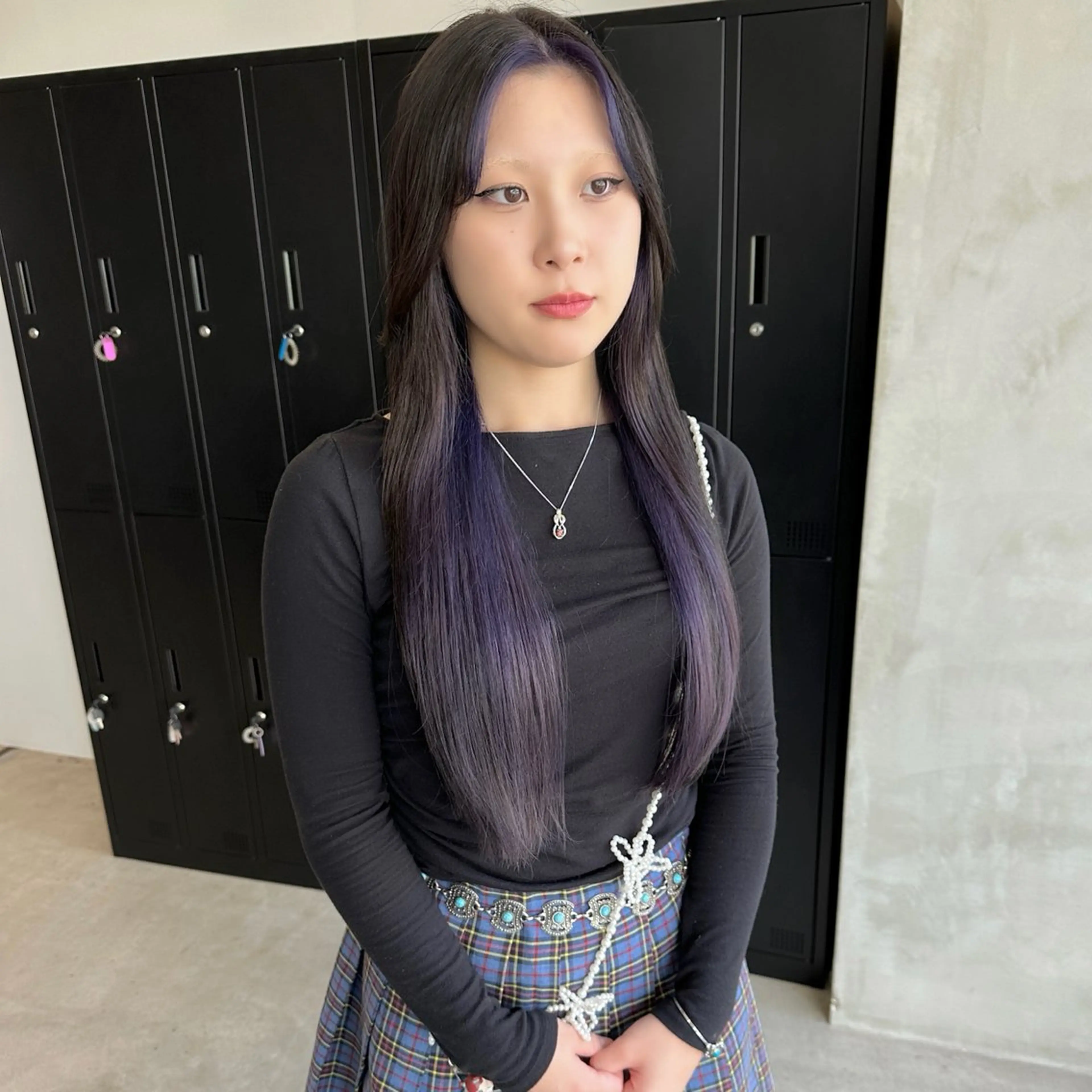 ロング カラー はちすか るかのヘアスタイル