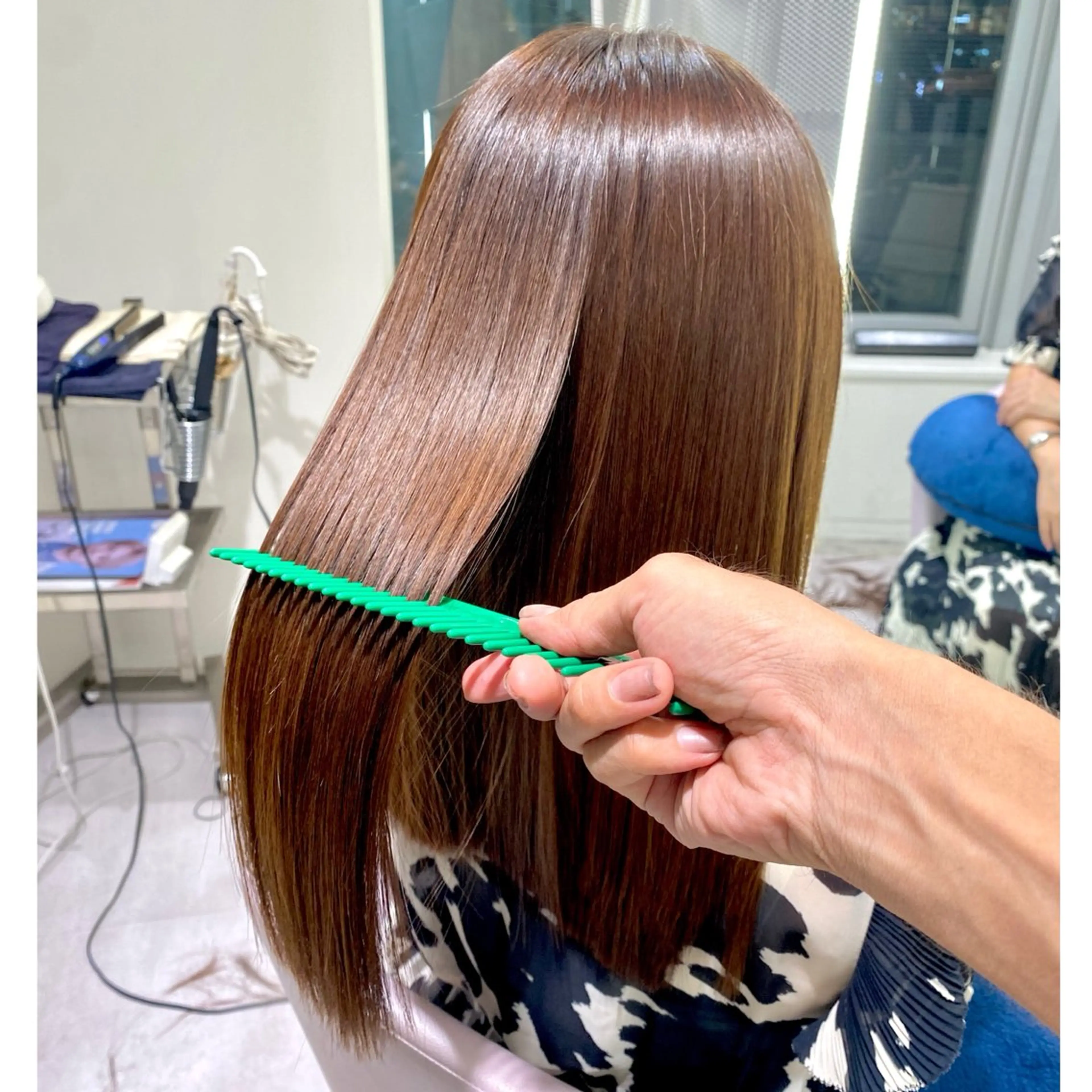 ミディアム 縮毛矯正 森 隆秀/韓国ヘアのヘアスタイル