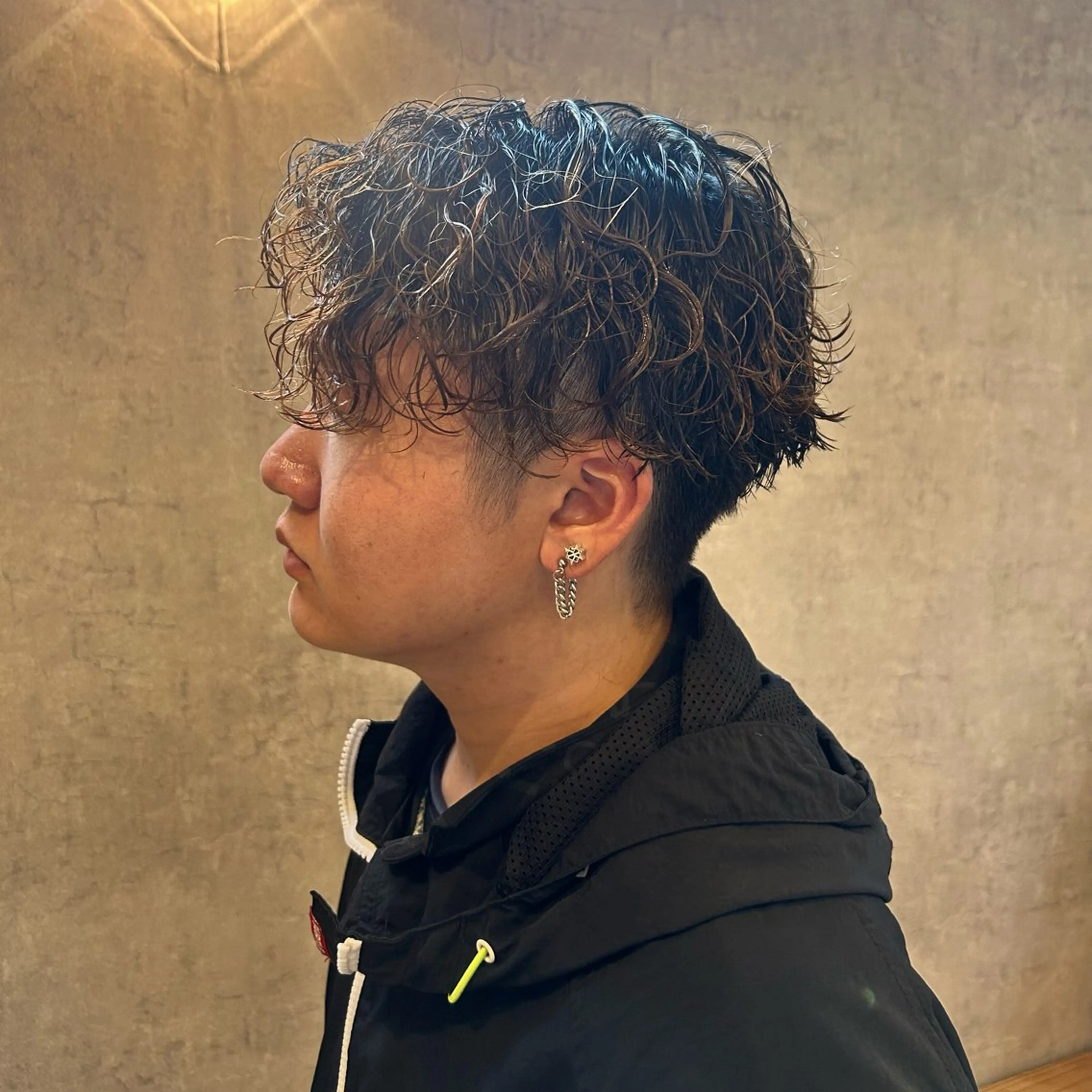 メンズ KUMA🧸インナー /メンズパーマのヘアスタイル