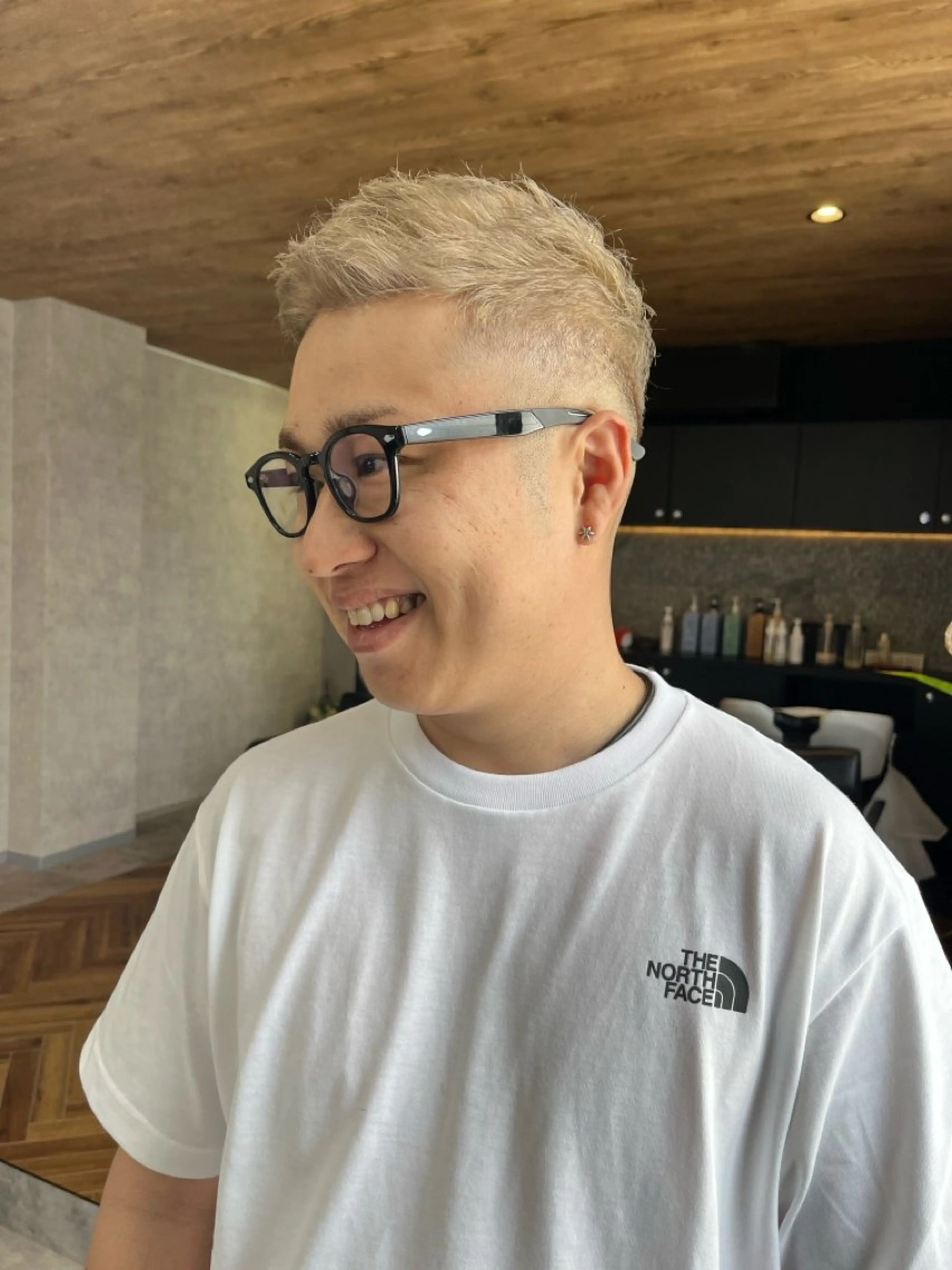 ショート カラー メンズ/扱いやすい髪 /毛流れ/大城聖瑠のヘアスタイル