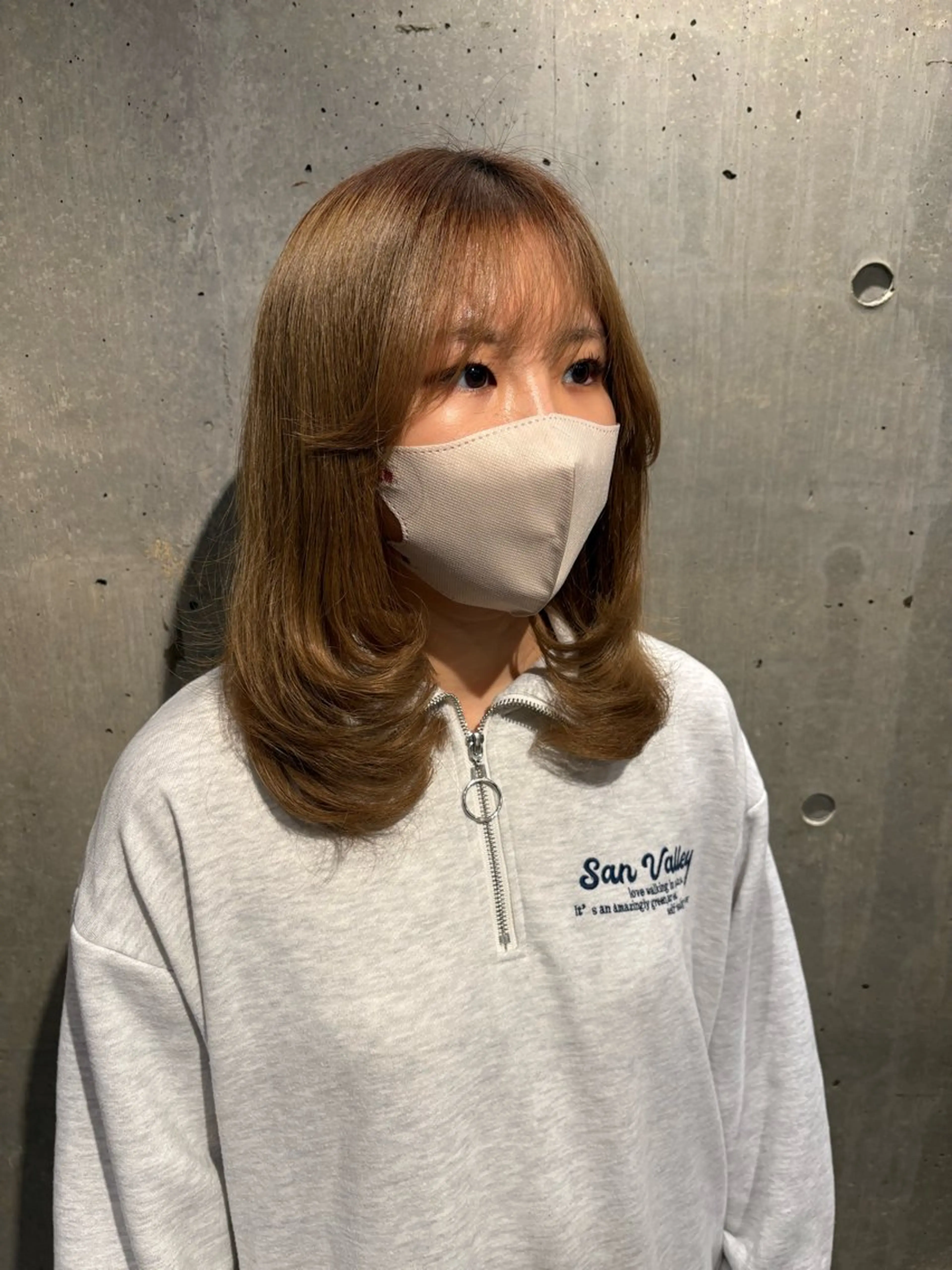 ミディアム レイヤーカット 💎パーマ/レイヤー 💎みそらのヘアスタイル