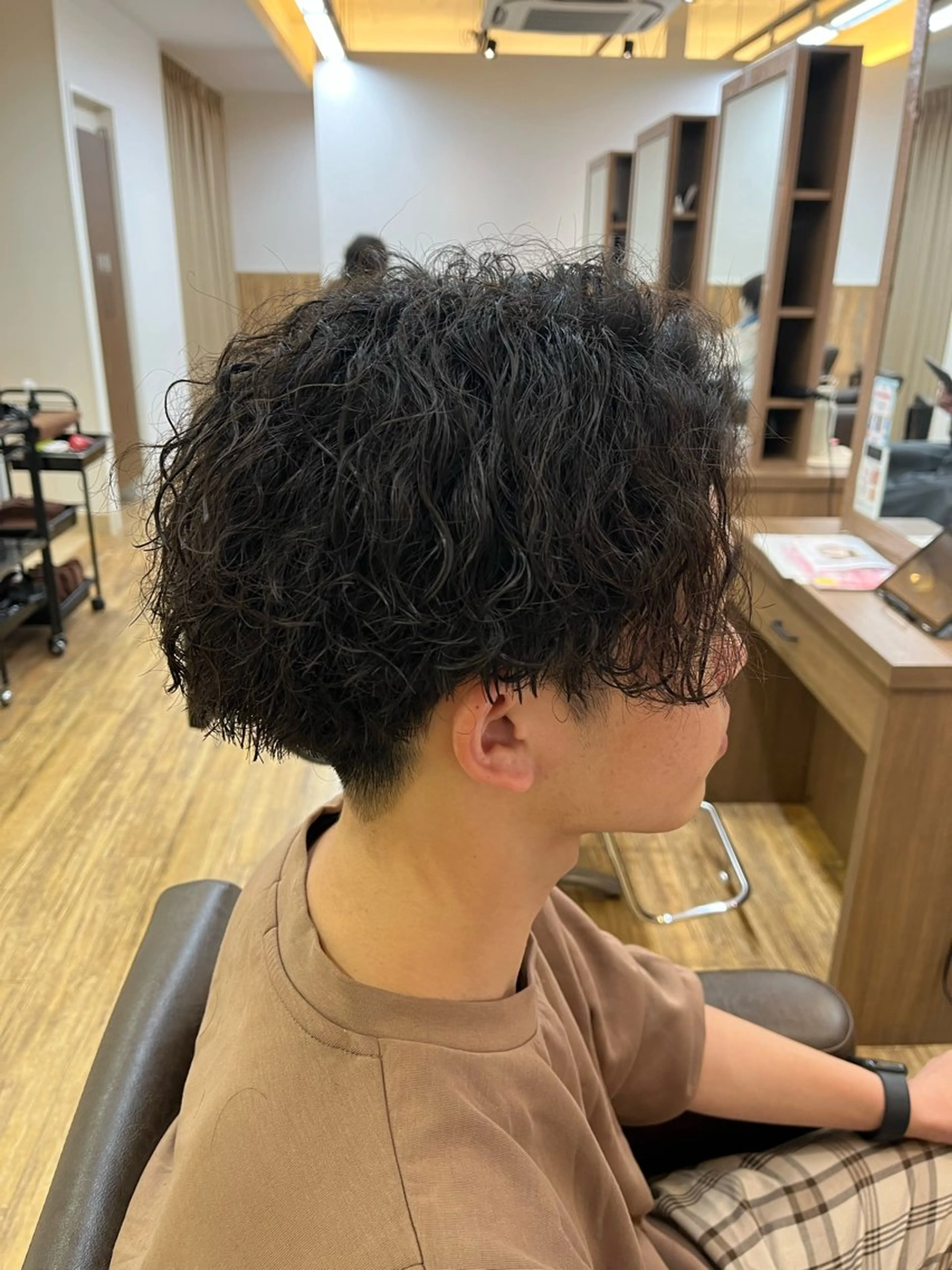 メンズ カット パーマ 鬼松沙弥 ❤︎メンズパーマのヘアスタイル