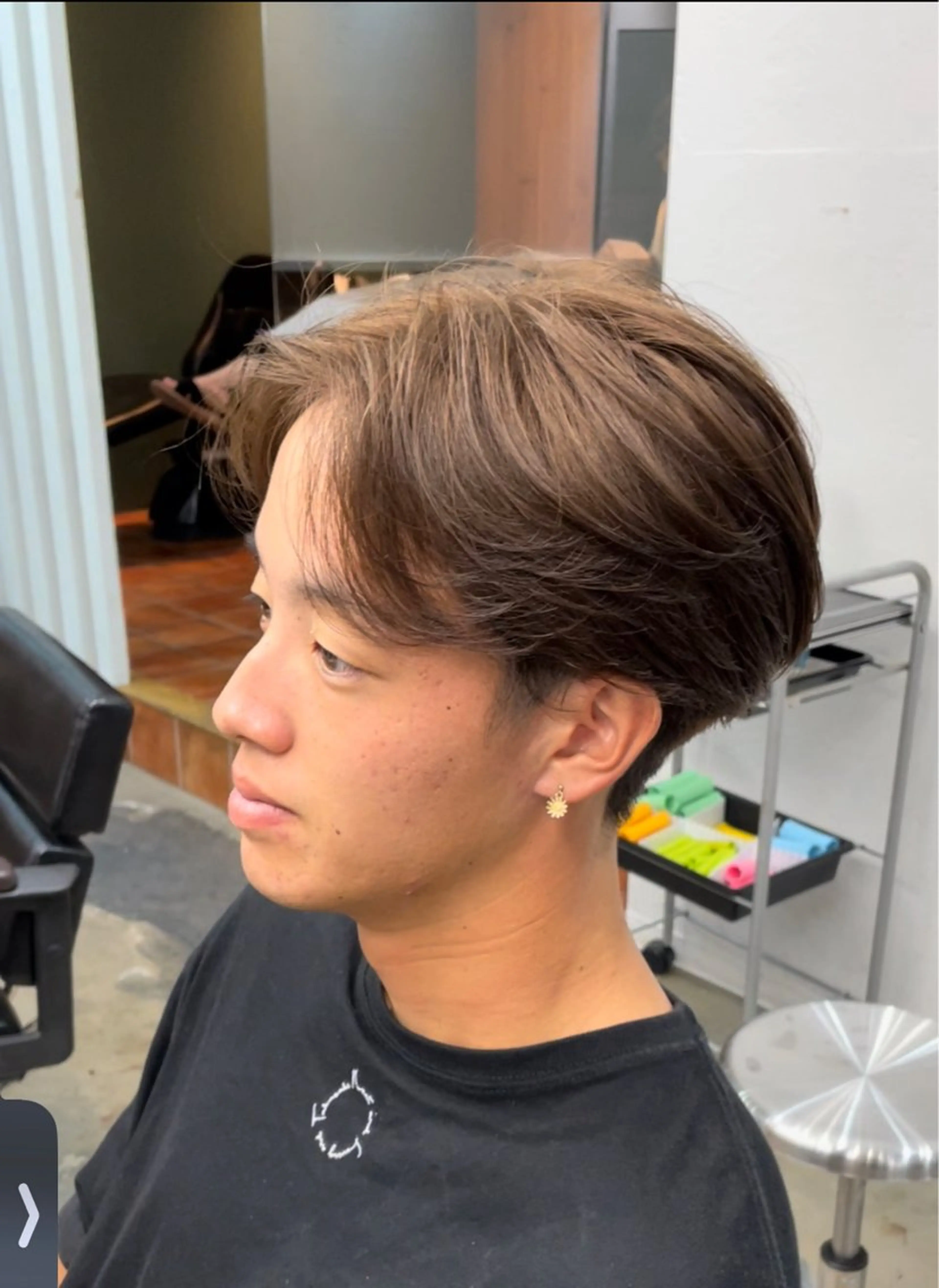 メンズ YUKI 新宿カット パーマ/カラーのヘアスタイル