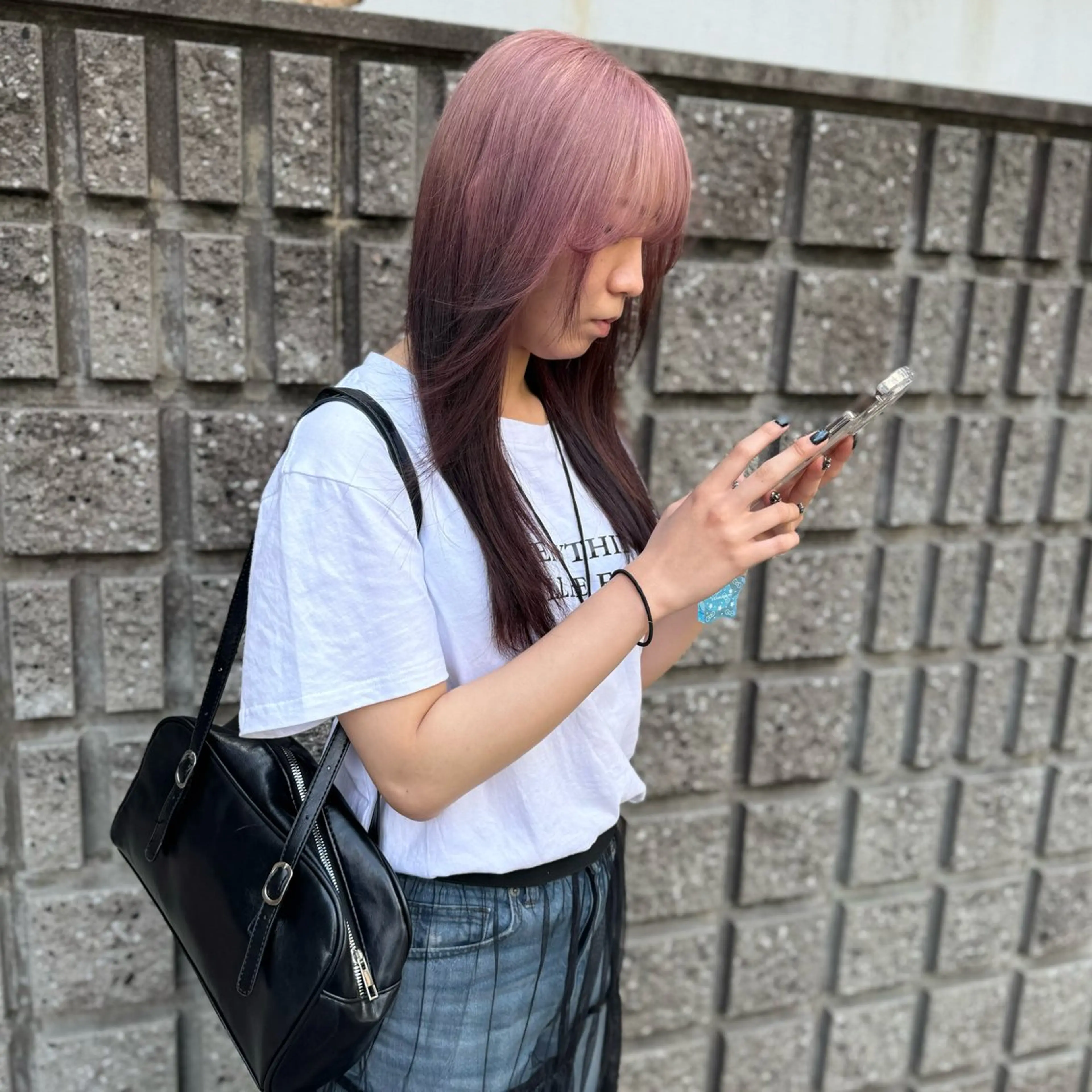 ロング カラー ヘアアレンジ ヘアカラー トリートメント あおい 🍒暖色カラーのヘアスタイル