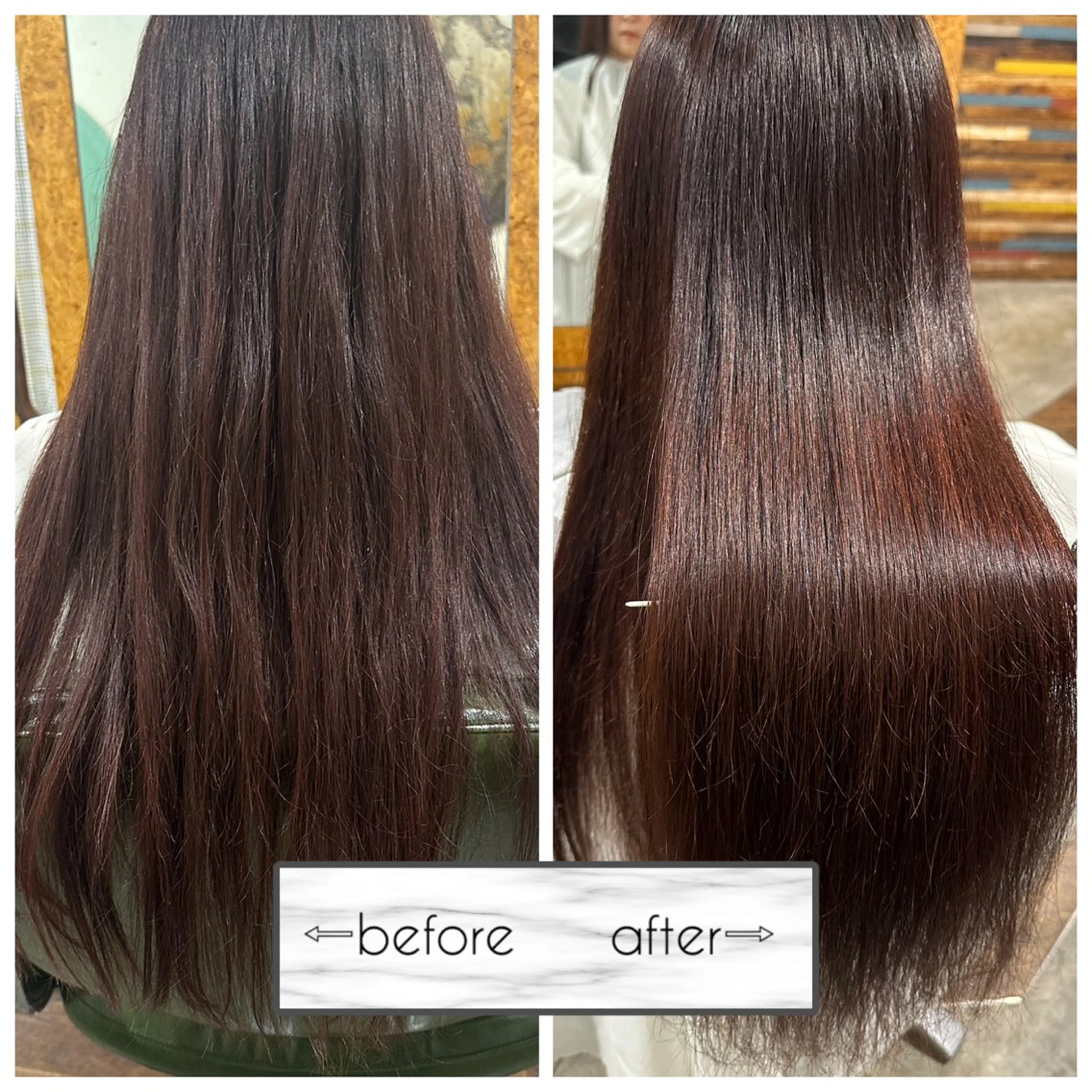 パーマ 髪質改善 ストレートパーマ カット 縮毛矯正 ボブ/ショート /服部ルミナ🔅のヘアスタイル