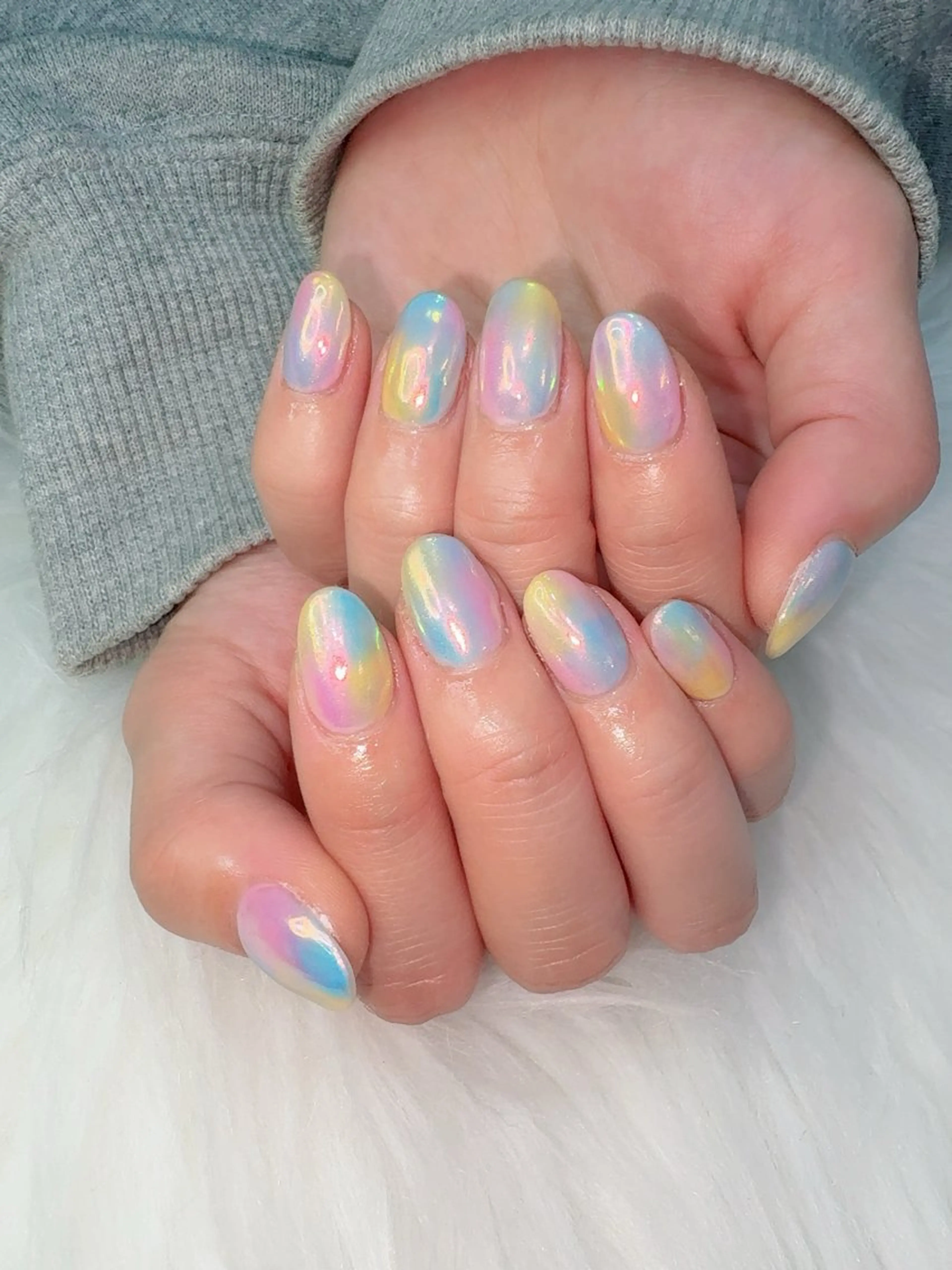 ネイル ミラーネイル ハンドネイル SOL NAILのネイルデザイン
