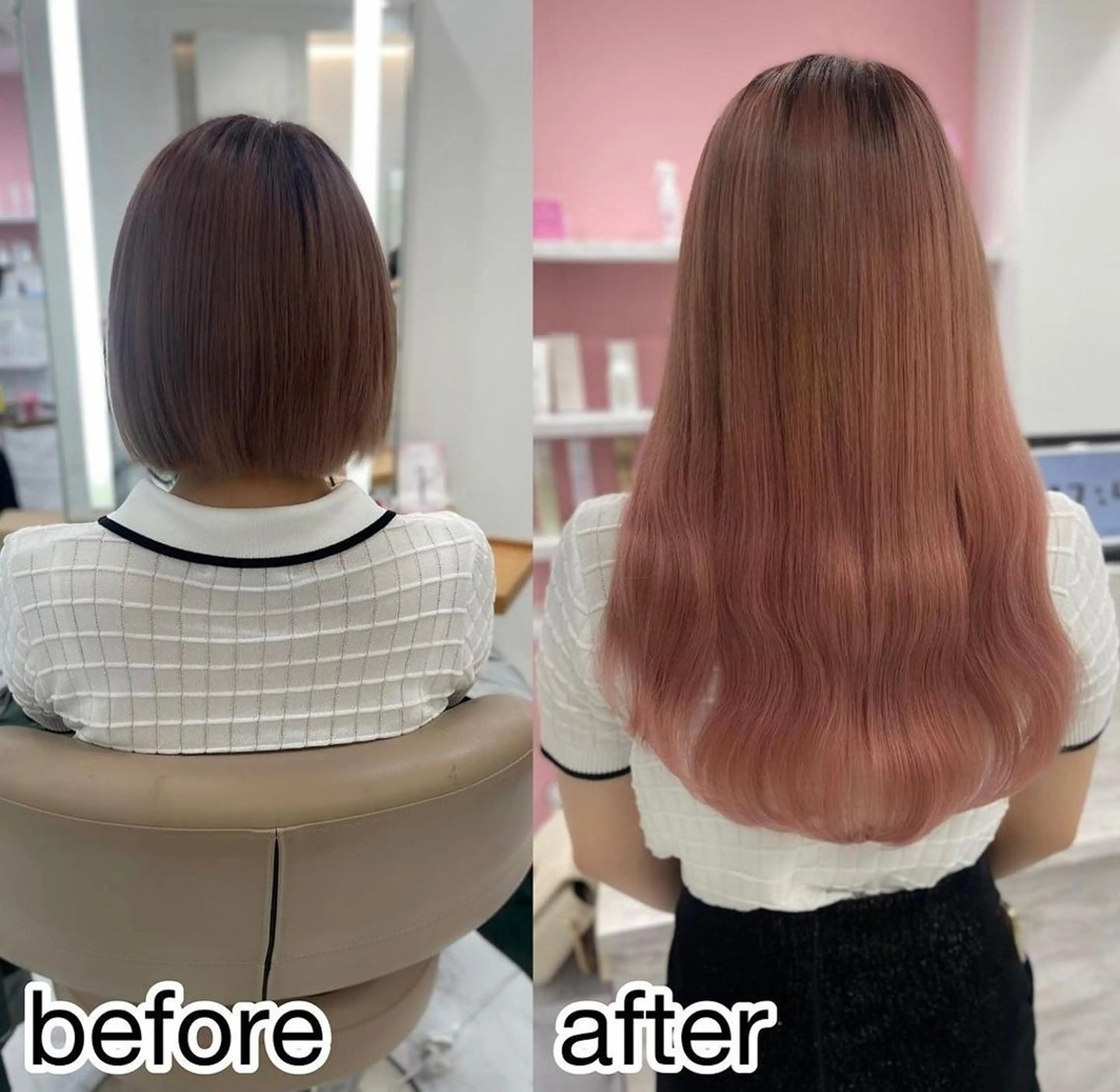 カラー ロング 桃屋 桃屋のヘアスタイル