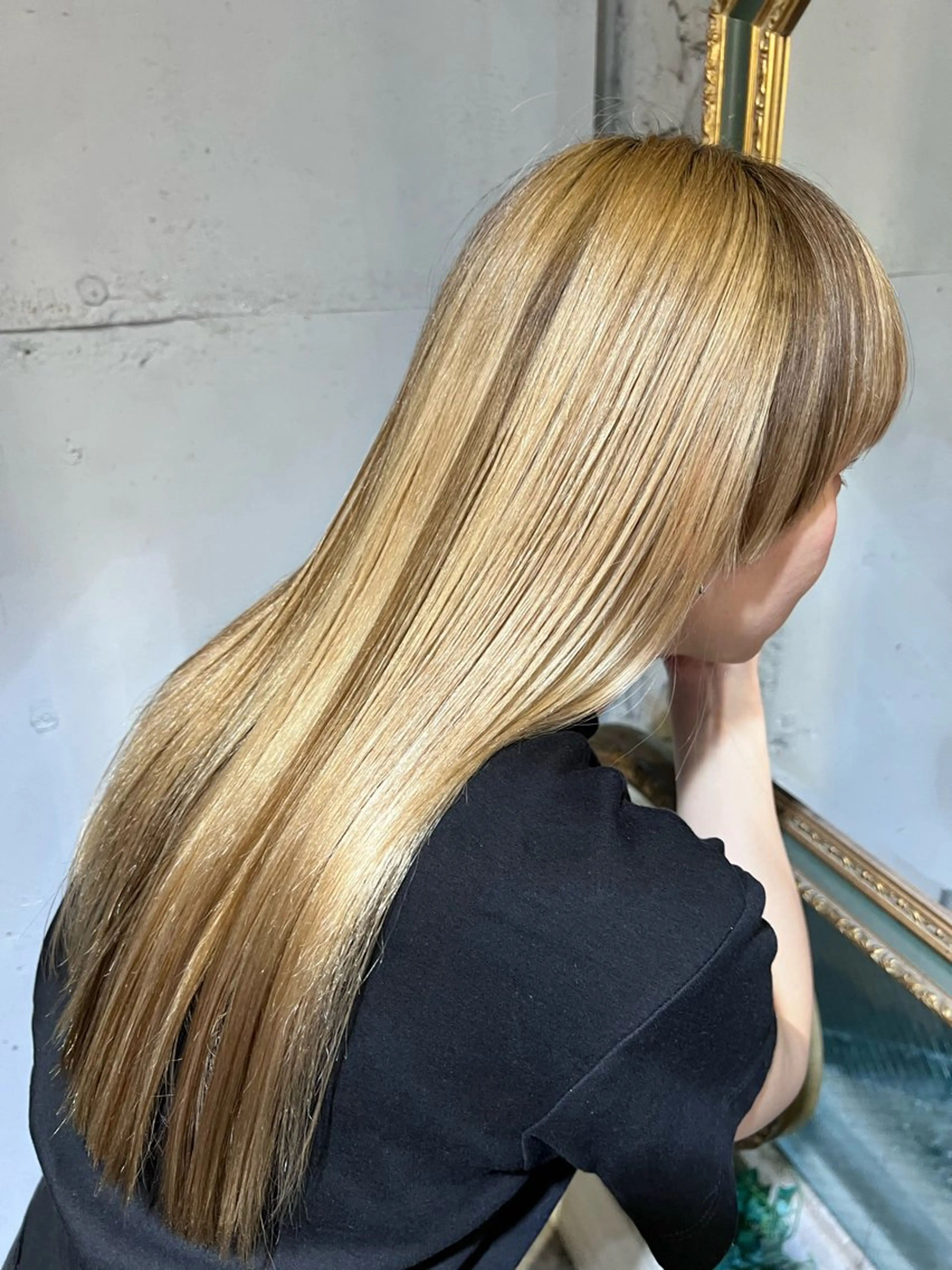 ロング カラー 小笠原 悠斗のヘアスタイル