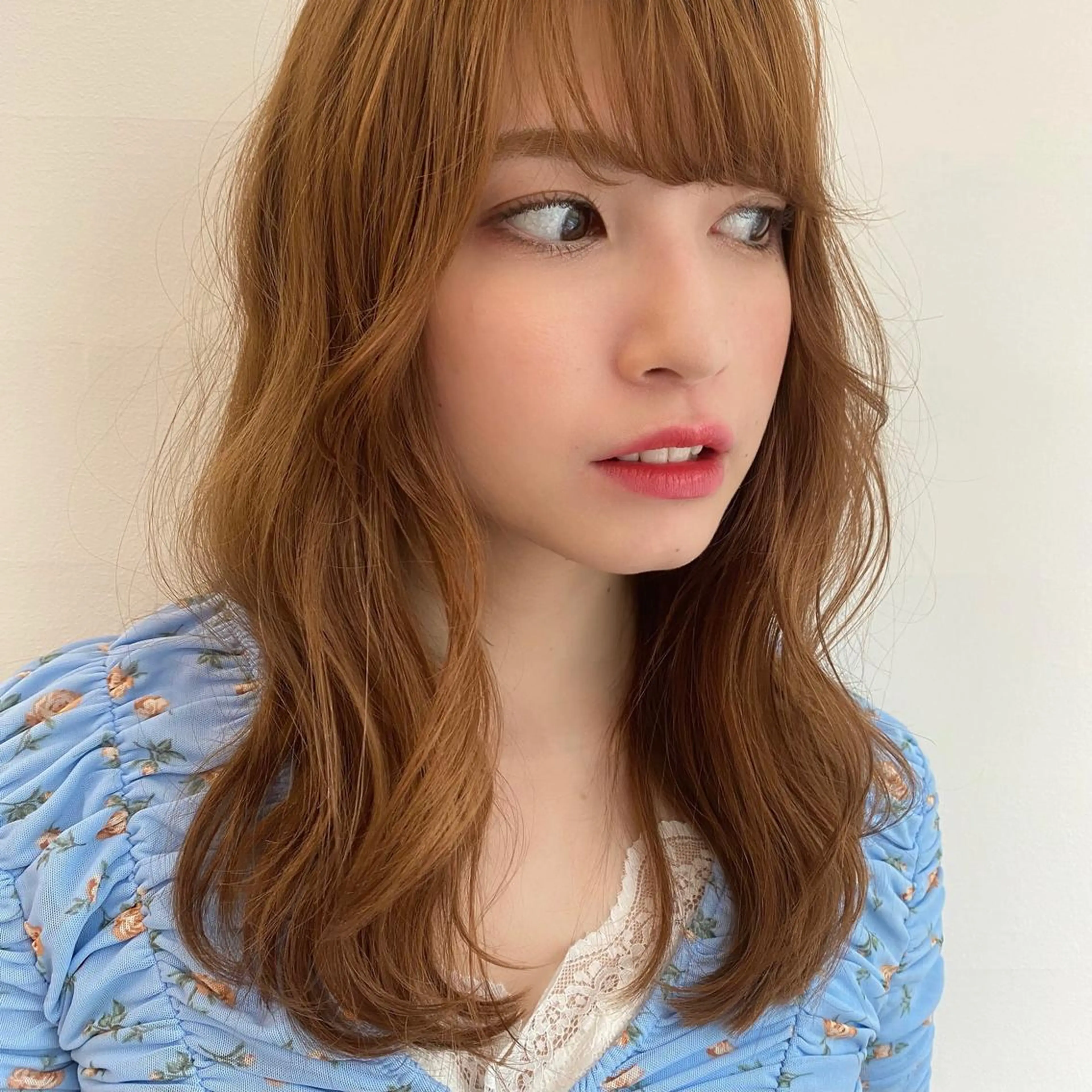 ロング パーマ 🪭risa 暖色/レイヤー🪭のヘアスタイル